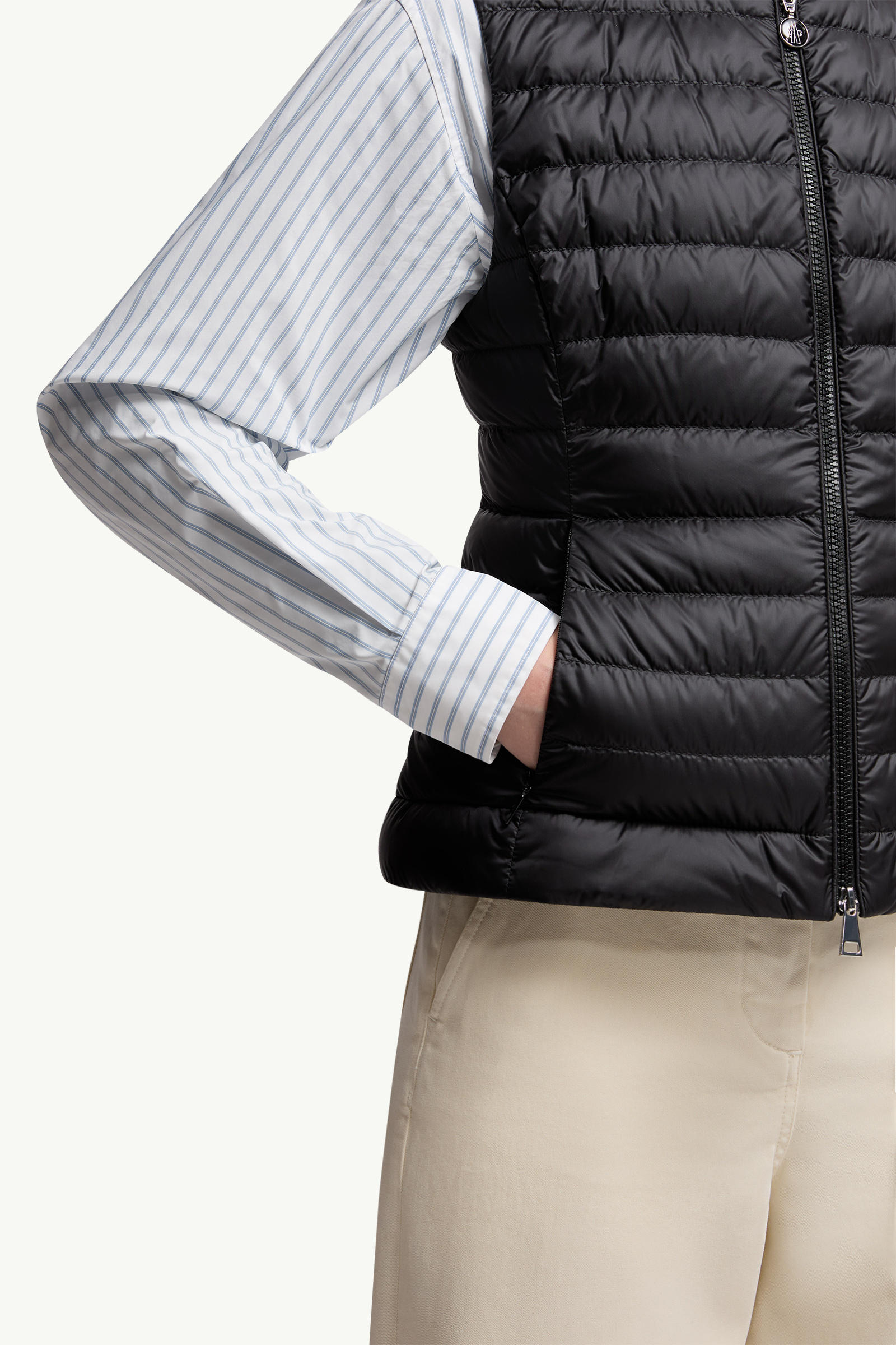 Igens Down Gilet Women Black Moncler 5