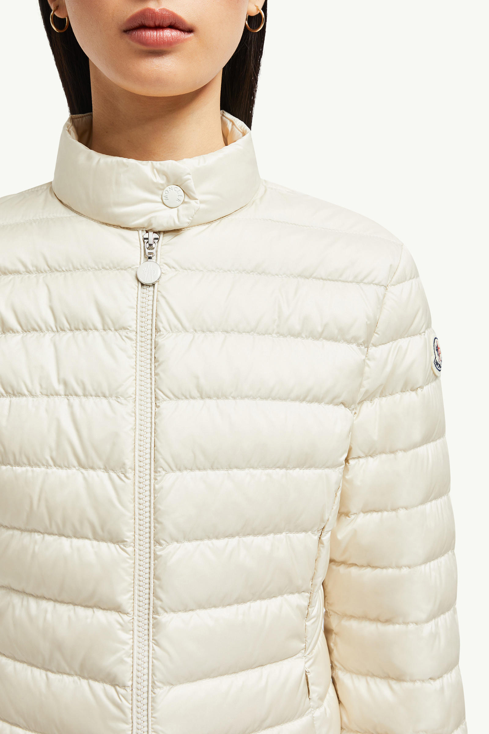 Igelle Short Down Jacket Women White Ivory Moncler 6
