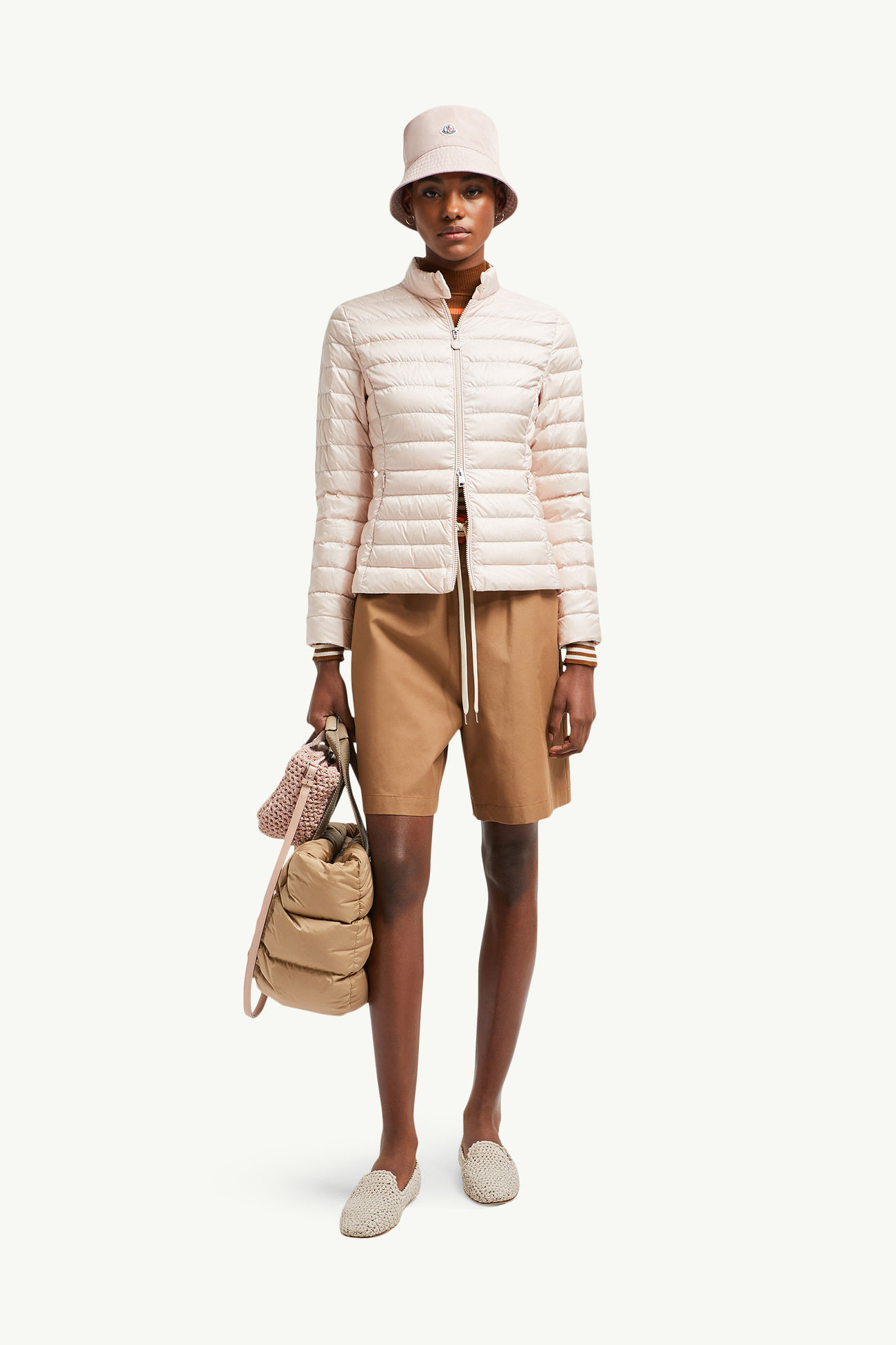 Doudoune courte Igelle Femmes Rose Clair Moncler 0