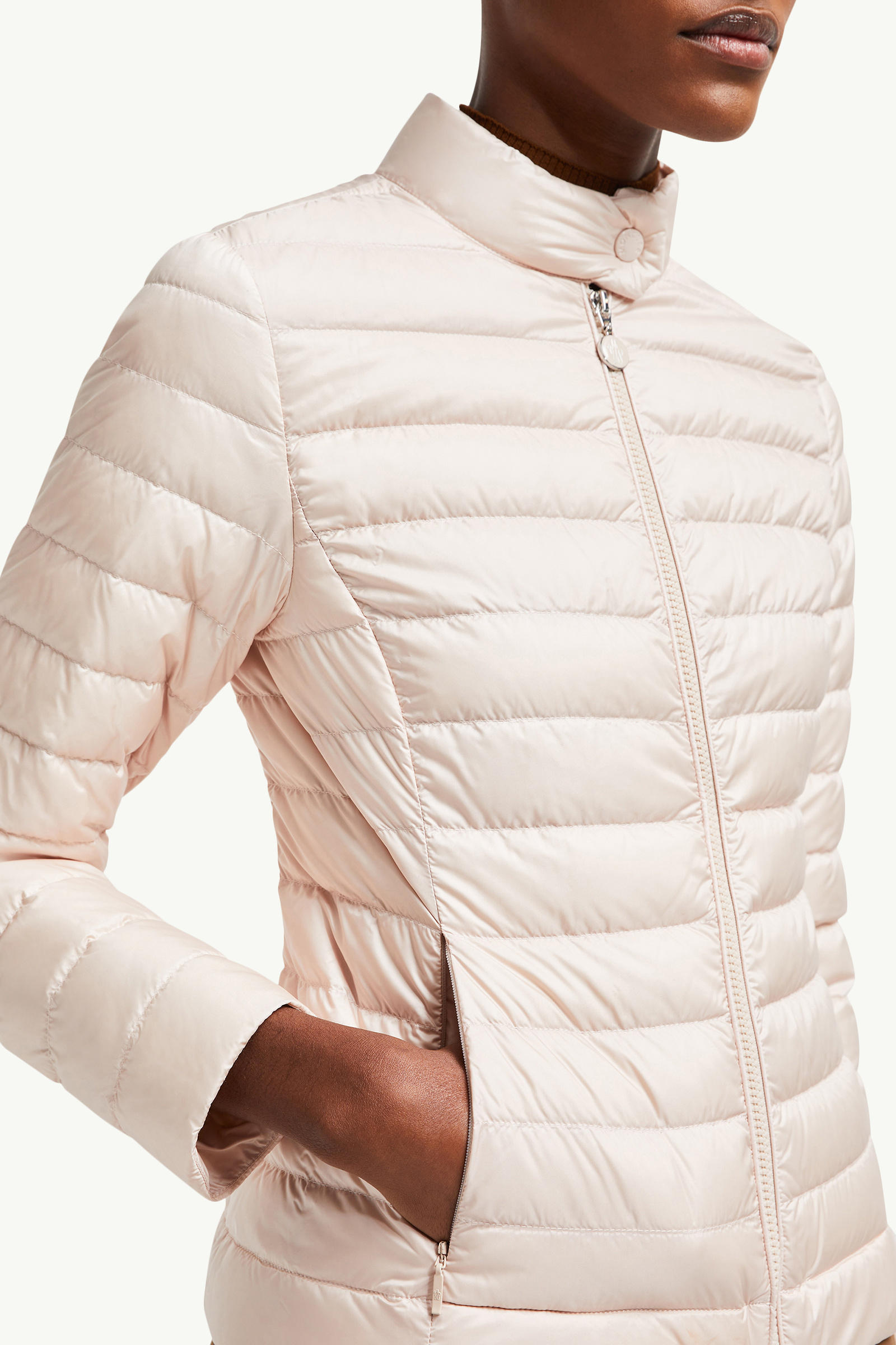 Igelle Short Down Jacket Women Light Pink Moncler 6