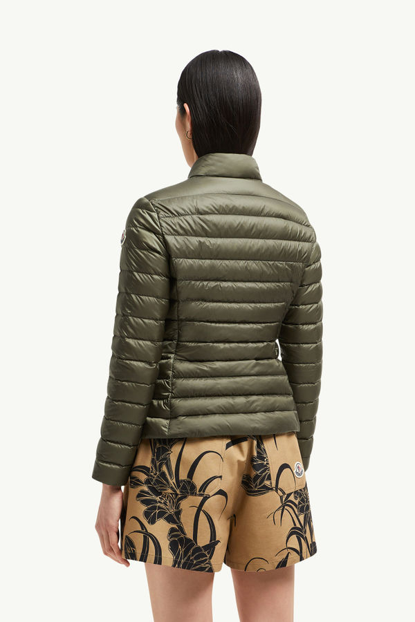 Igelle Short Down Jacket Women Olive Green Moncler 4