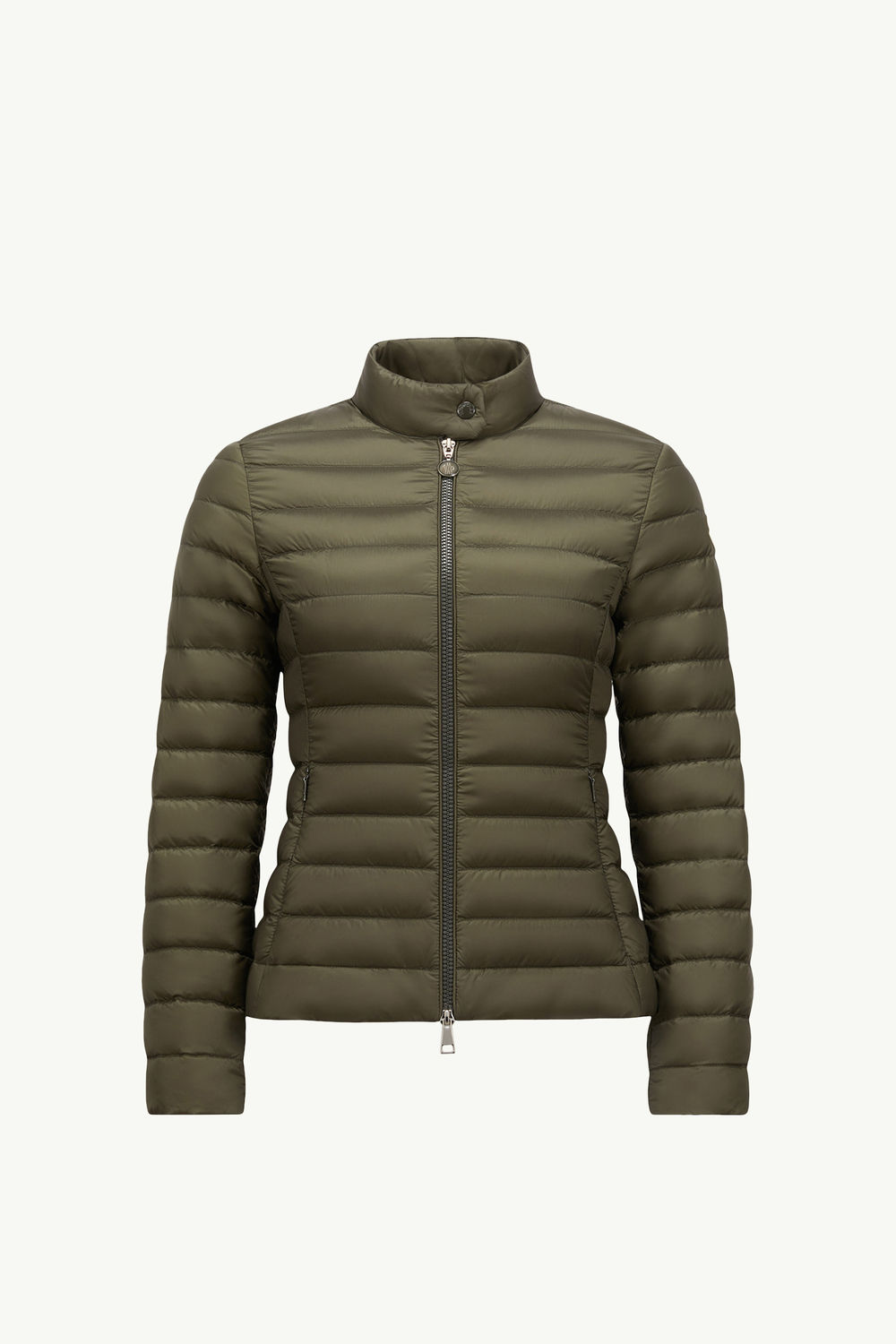 Igelle Short Down Jacket Women Olive Green Moncler 2
