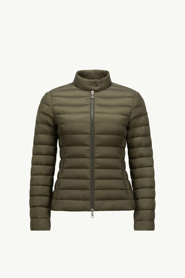 Igelle Short Down Jacket Women Olive Green Moncler 2