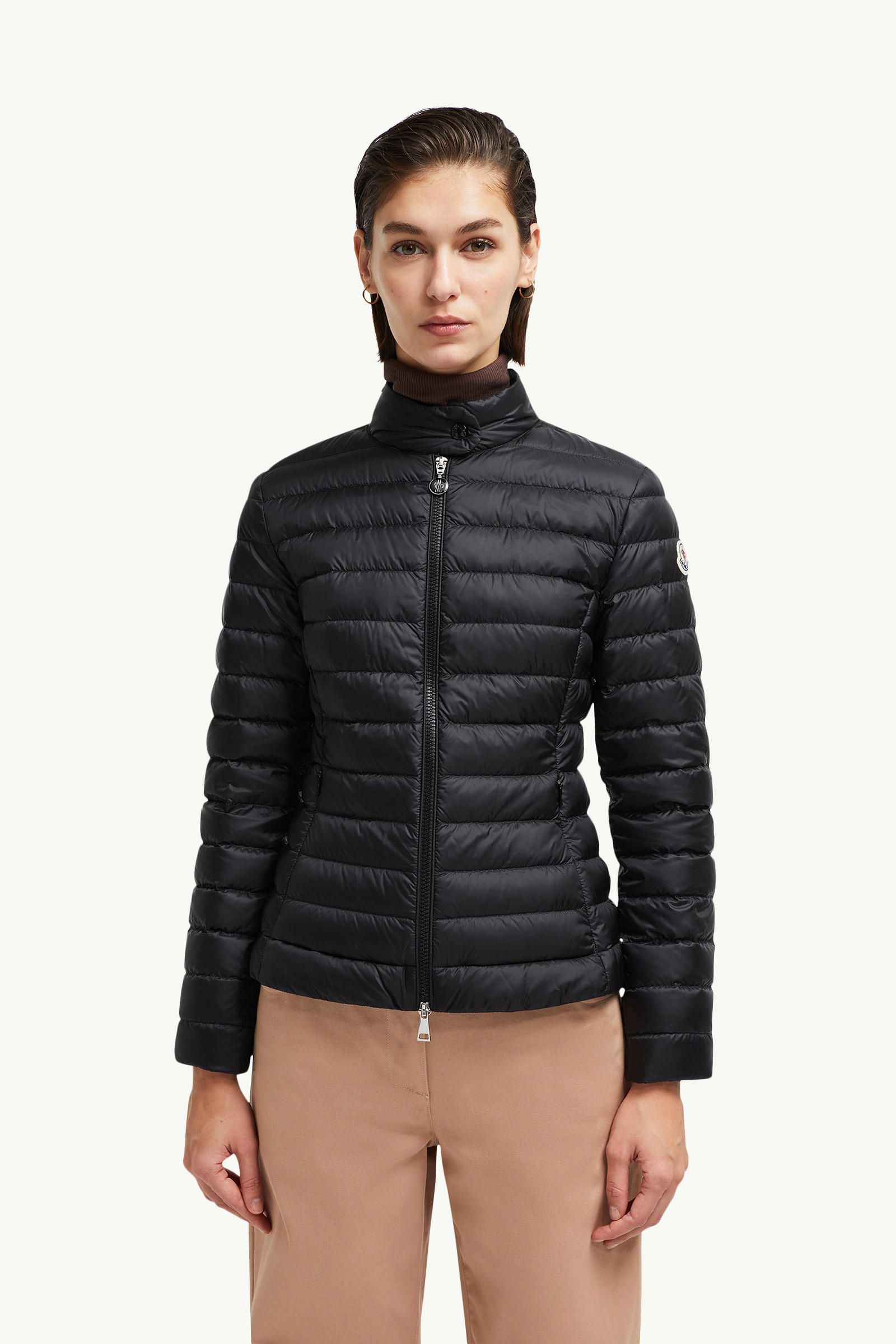 Igelle Short Down Jacket Women Black Moncler 3
