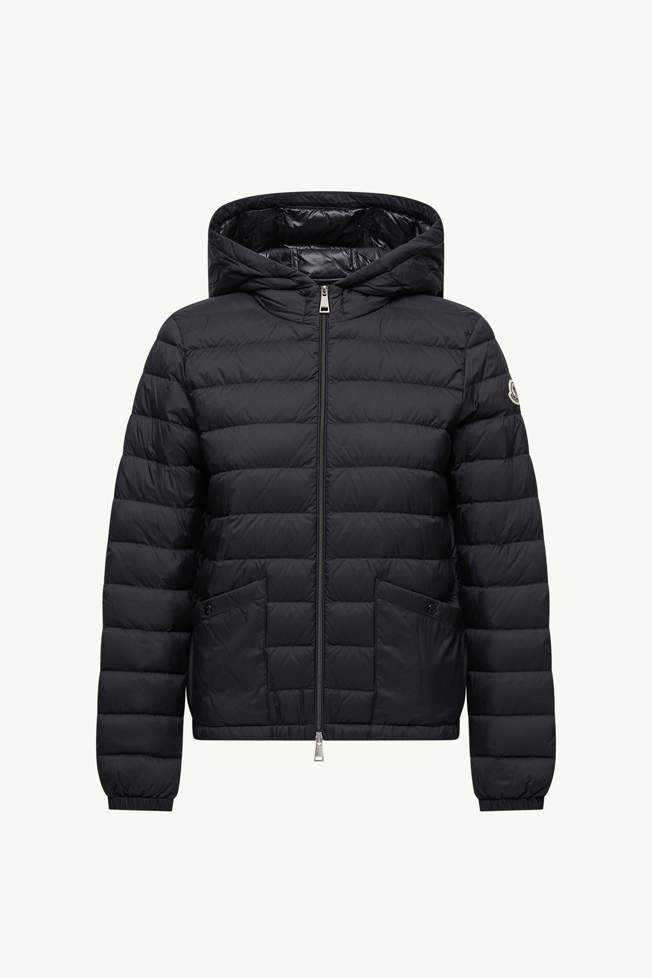 Hede女士连帽短款羽绒夹克外套 女士 黑色 Moncler 2
