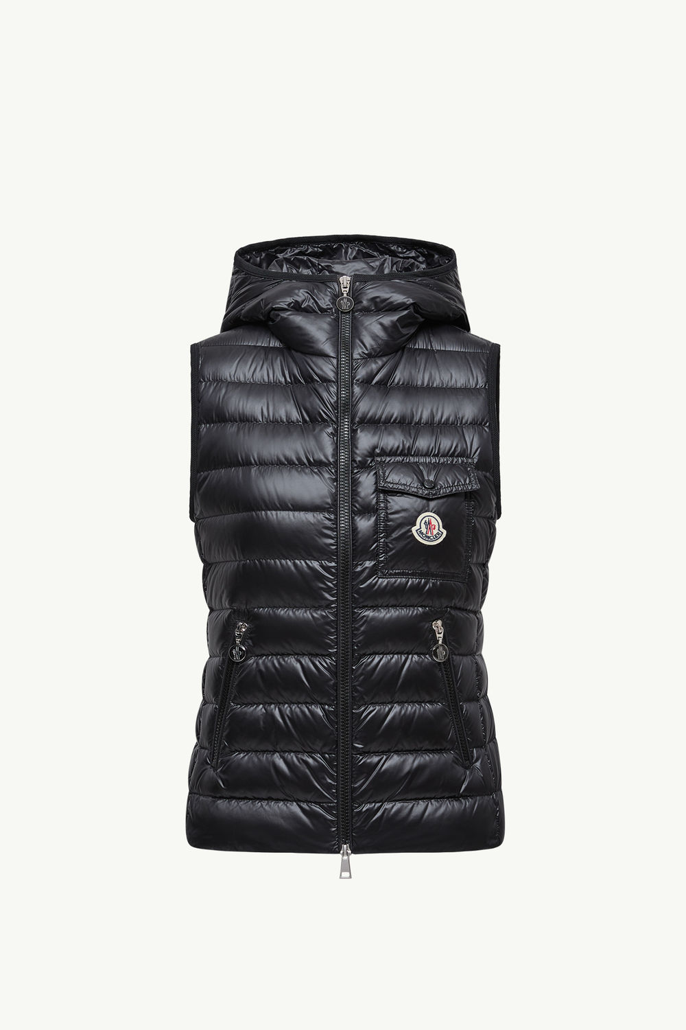 Glygos Hooded Down gilet Women Black Moncler 2