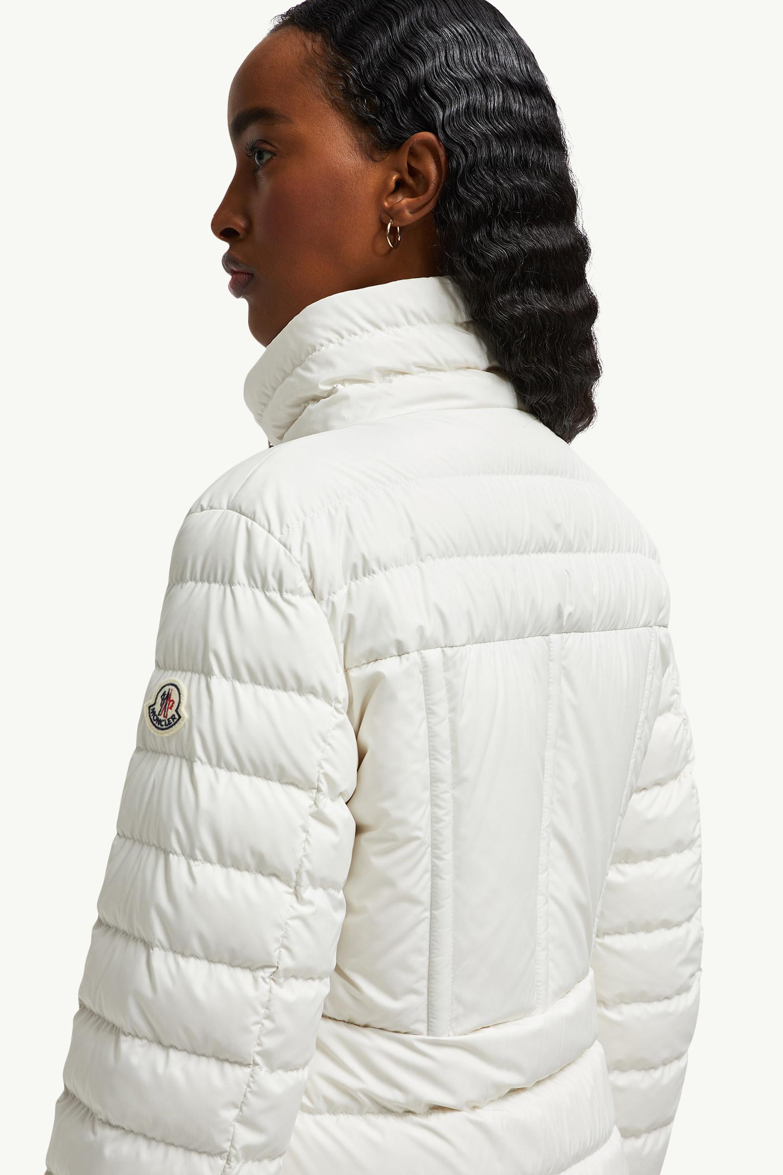 Piumino corto Abderos Donna Bianco Moncler 1