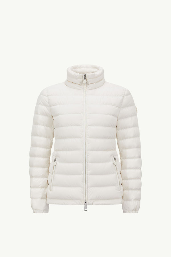 Abderos Short Down Jacket Women White Moncler 2
