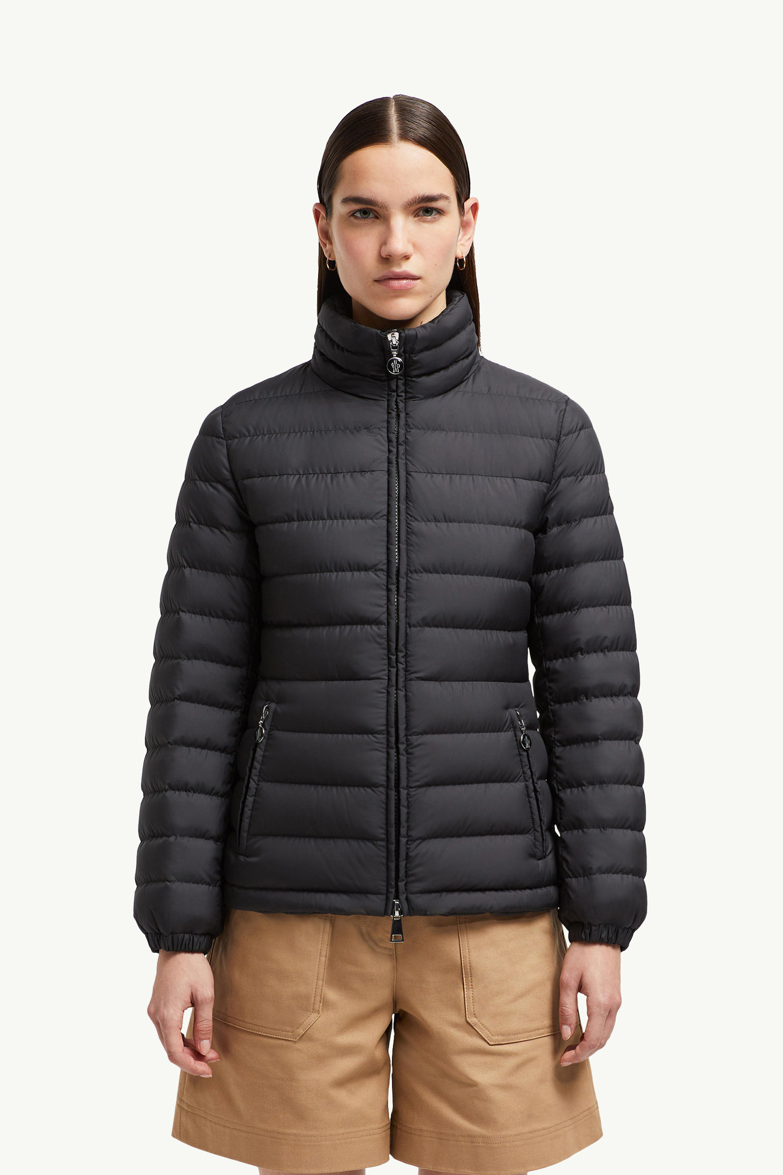 Abderos Short Down Jacket Women Black Moncler 3