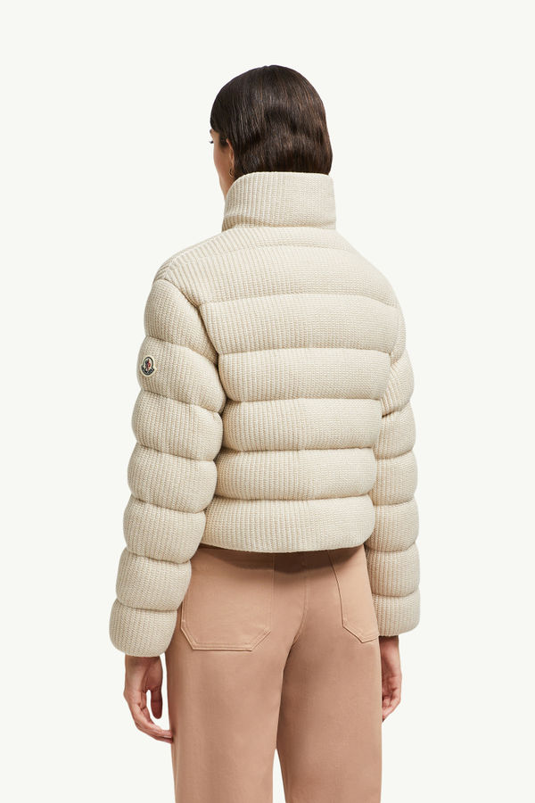 Thoiryショートダウンジャケット レディース ライトベージュ Moncler 4