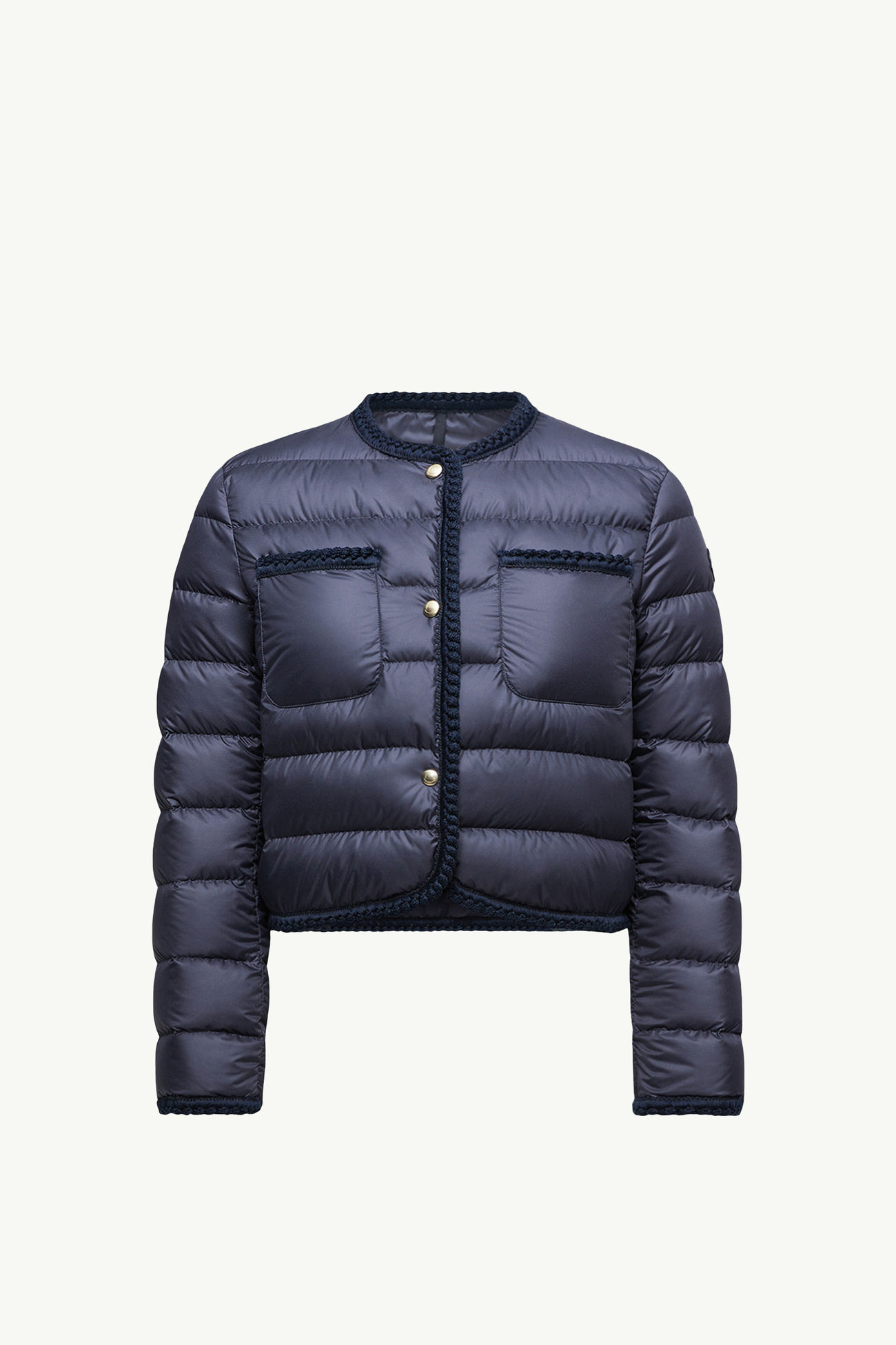 Gencay kurze Daunenjacke mit geflochtenem Besatz Damen Navyblau Moncler 2