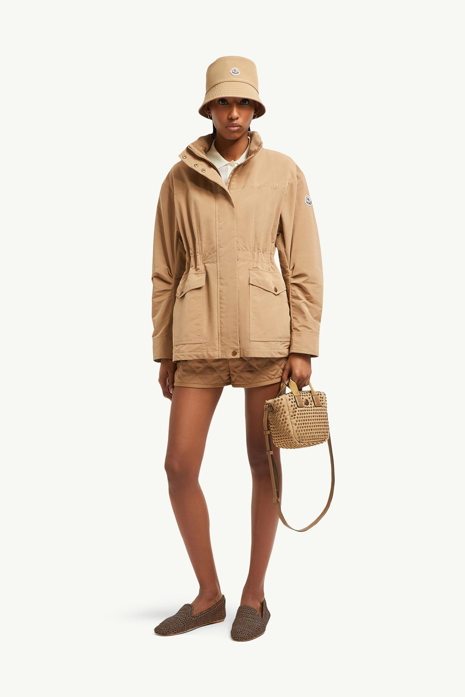 Nades Parka Women Beige Moncler 0