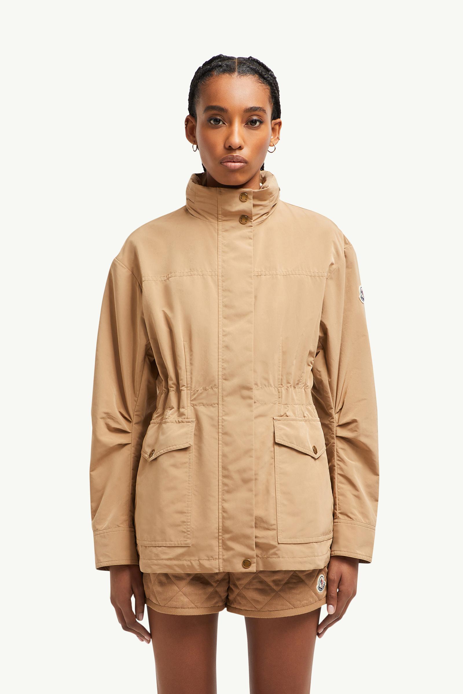 Beige Nades Parka - Windbreakers & Raincoats for Women