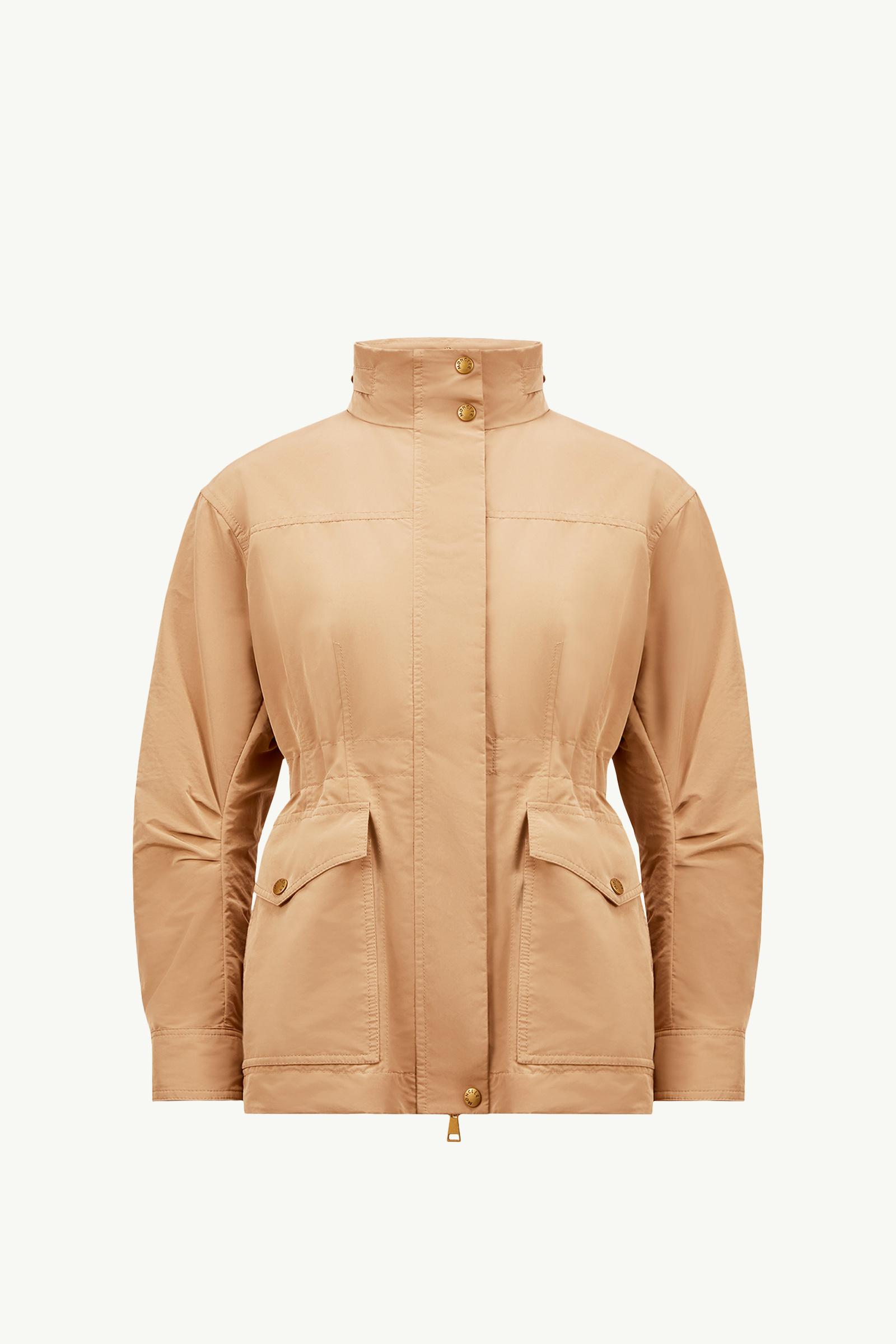 Beige Nades Parka - Windbreakers & Raincoats for Women