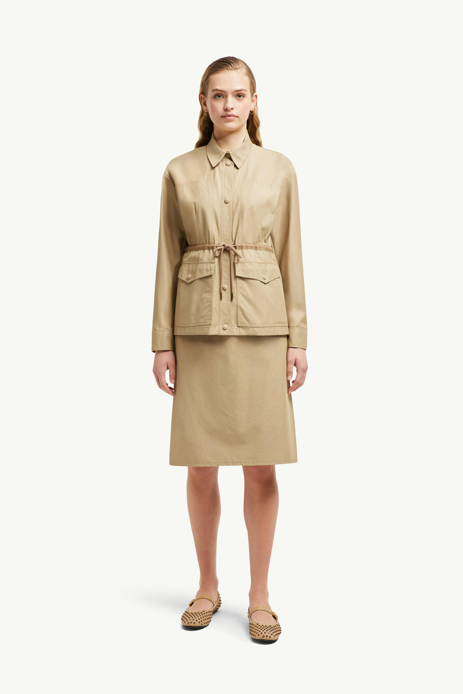 Veste militaire Saulon Femmes Beige Moncler 0