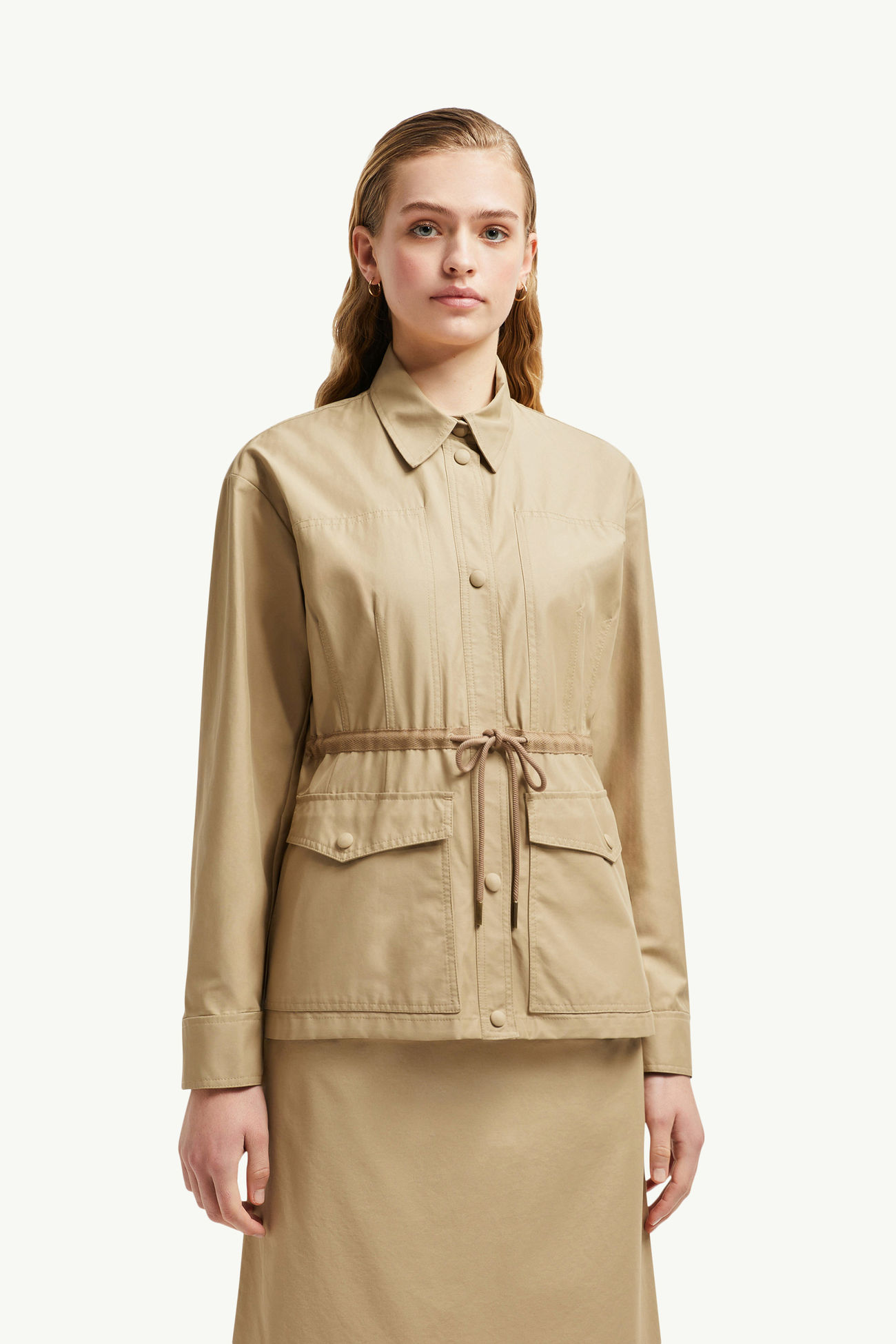 Saulon女士户外夹克外套 女士 米色 Moncler 3