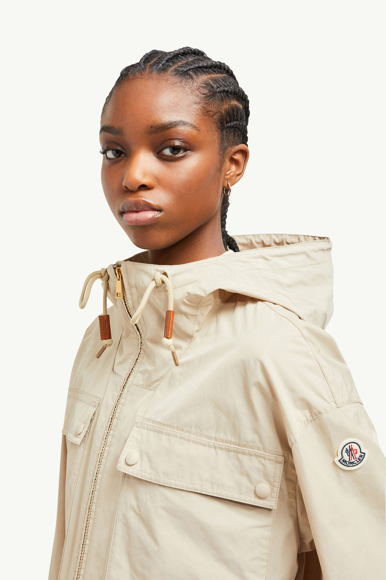 Sauvanパーカー レディース ライトベージュ Moncler 1