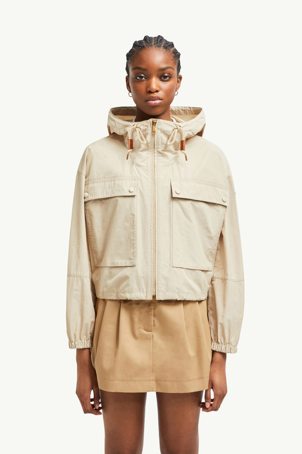 Sauvan Hooded Parka Women Light Beige Moncler 3