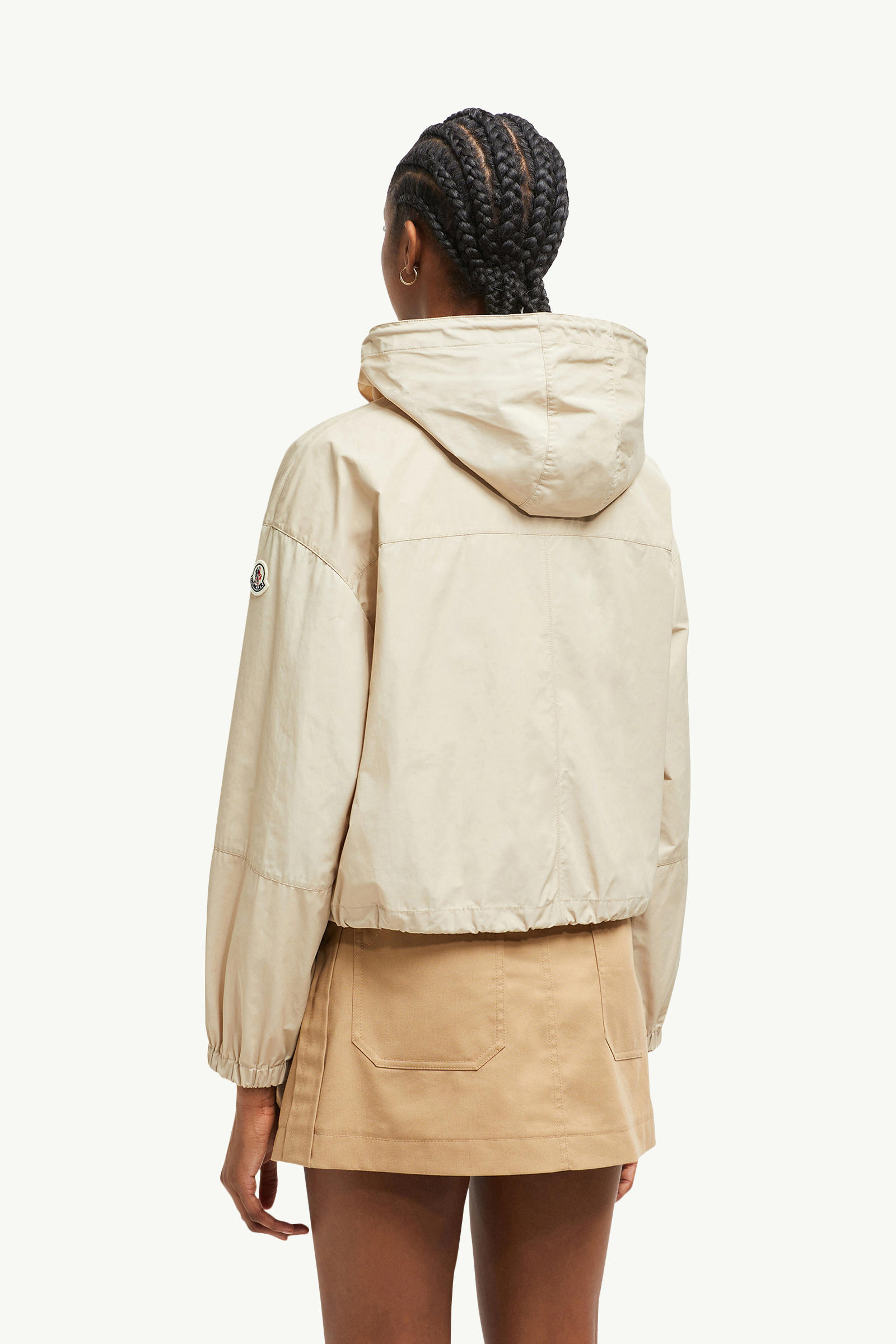 Sauvan Hooded Parka Women Light Beige Moncler 4