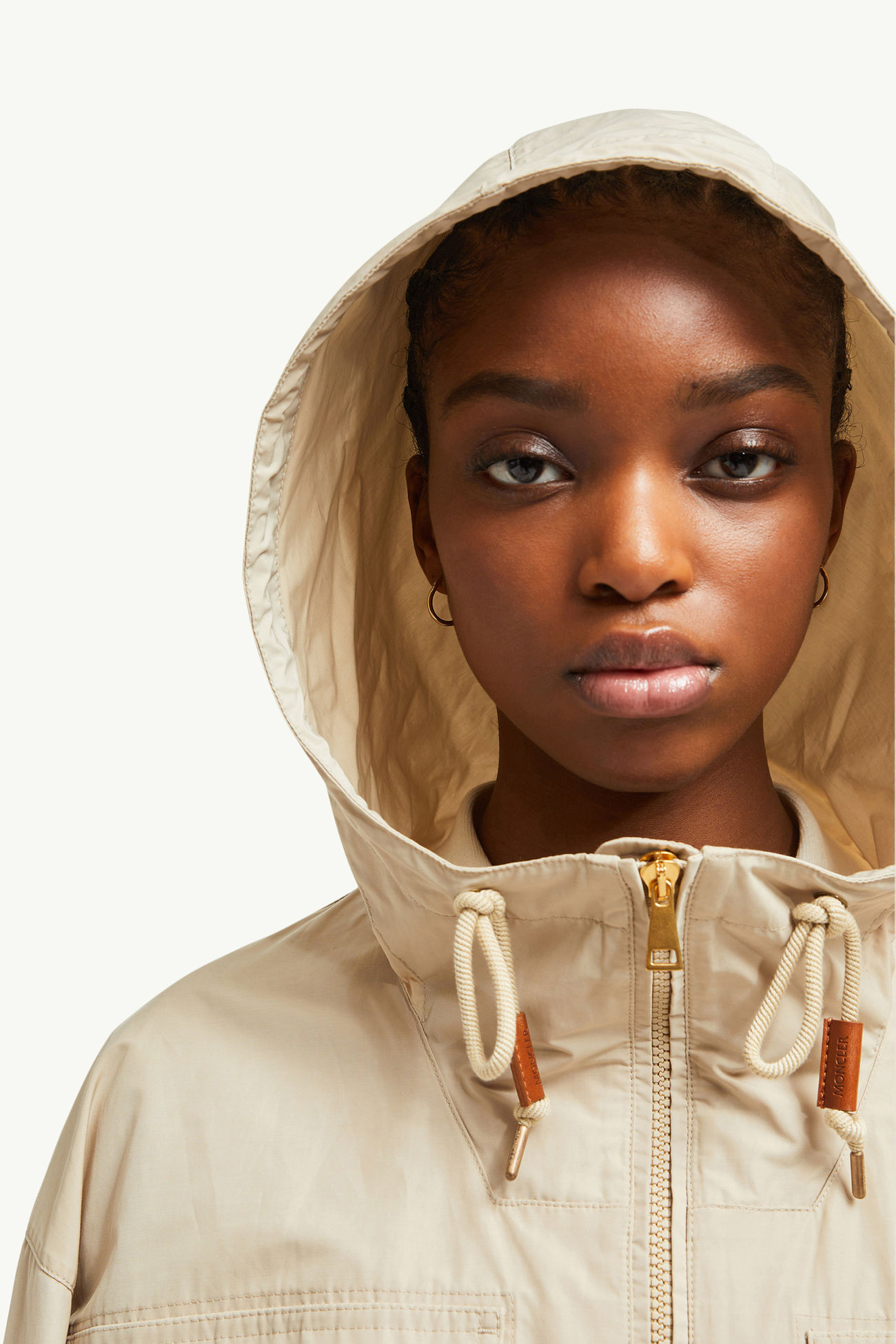 Parka con capucha Sauvan Mujer Beige Claro Moncler 5