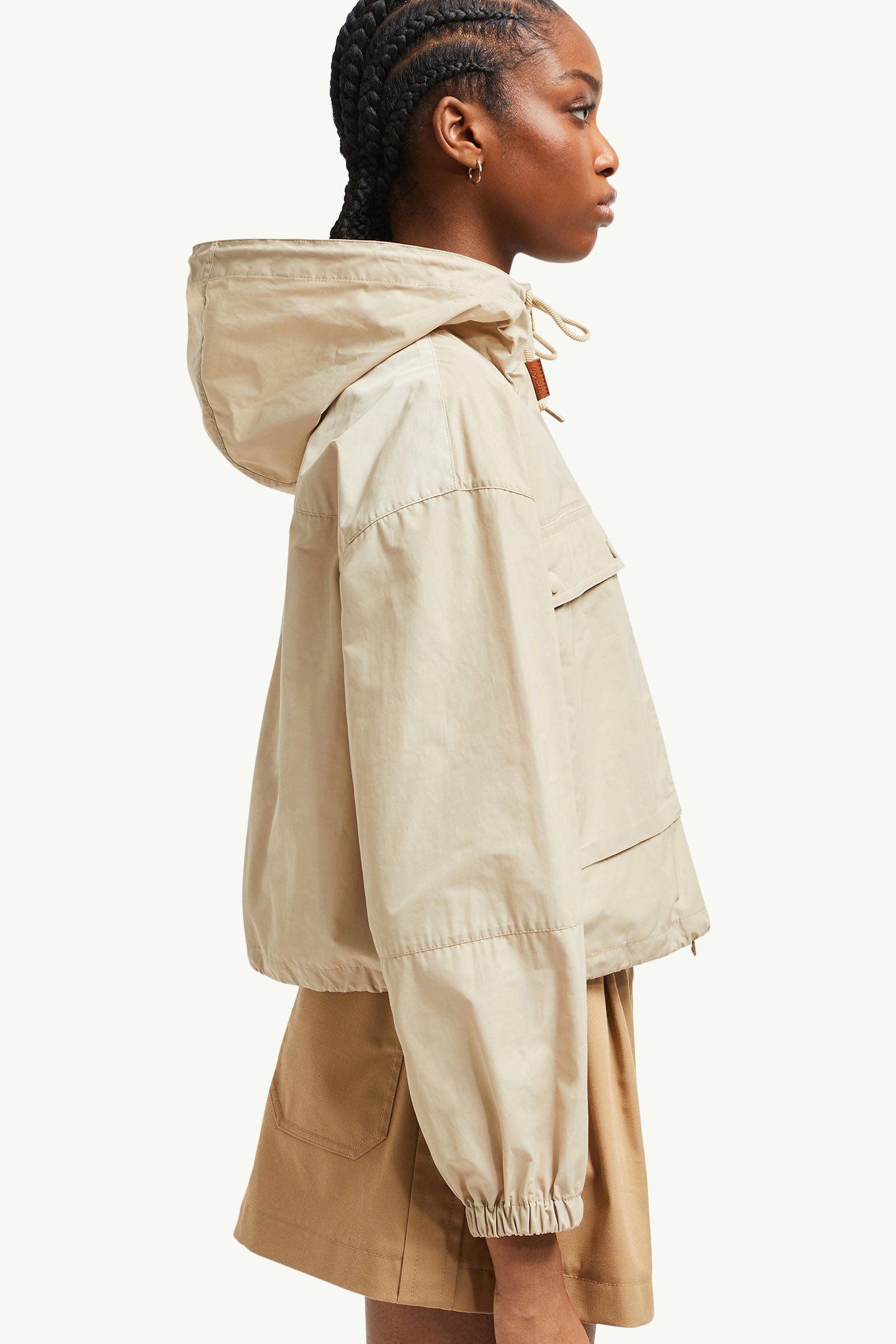 Sauvan Hooded Parka Women Light Beige Moncler 6