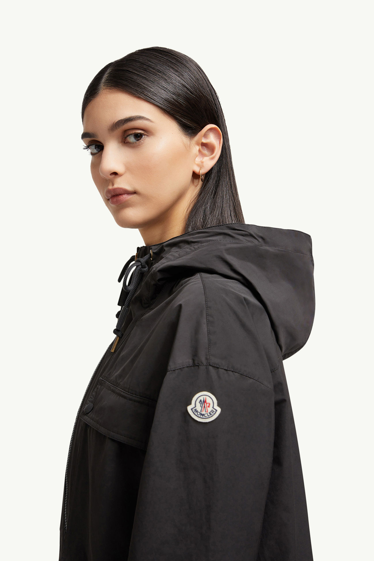 Sauvan Hooded Parka Women Black Moncler 1