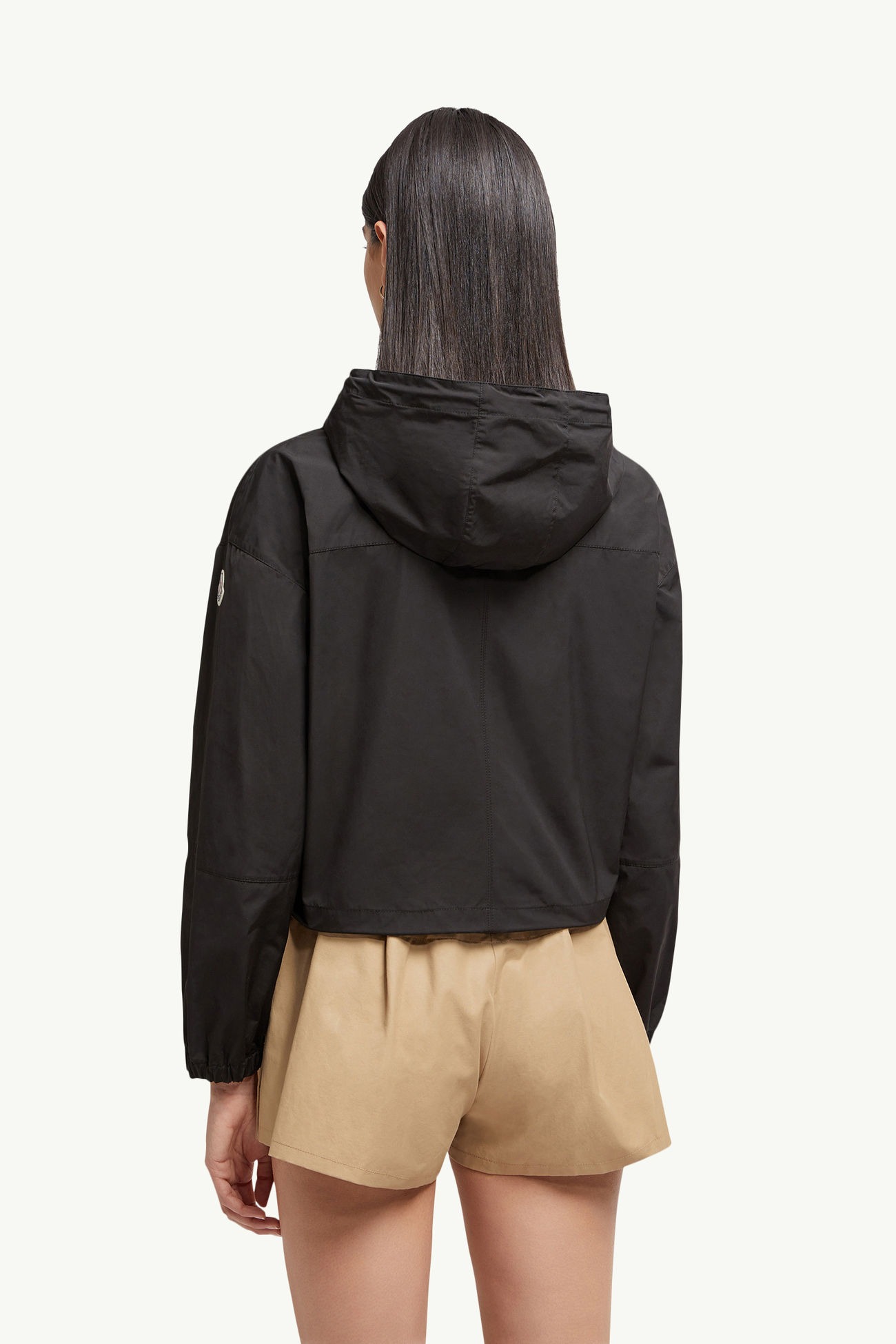 Sauvan女士连帽派克大衣 女士 黑色 Moncler 4