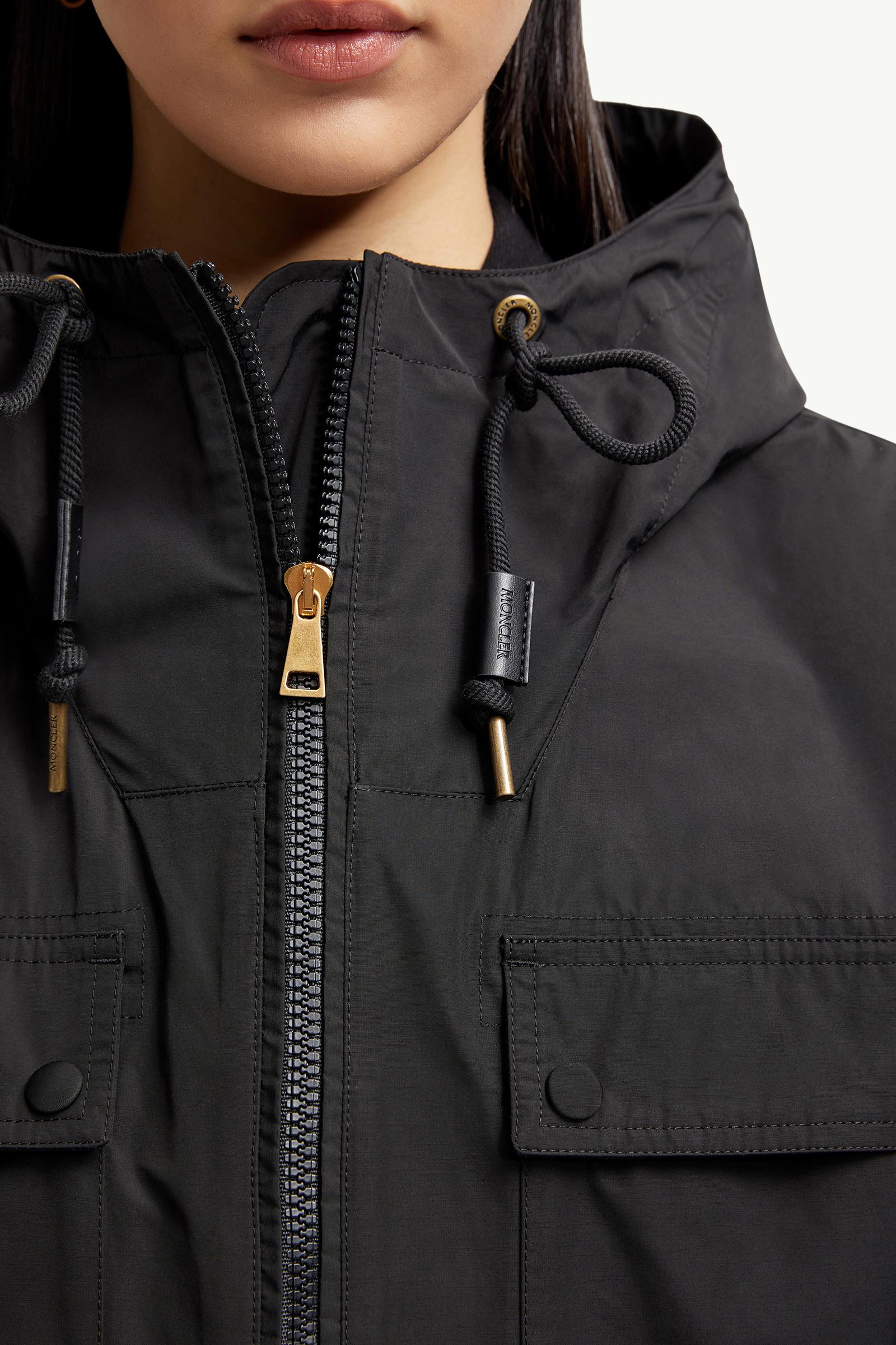 Black Sauvan Hooded Parka - Windbreakers & Raincoats for