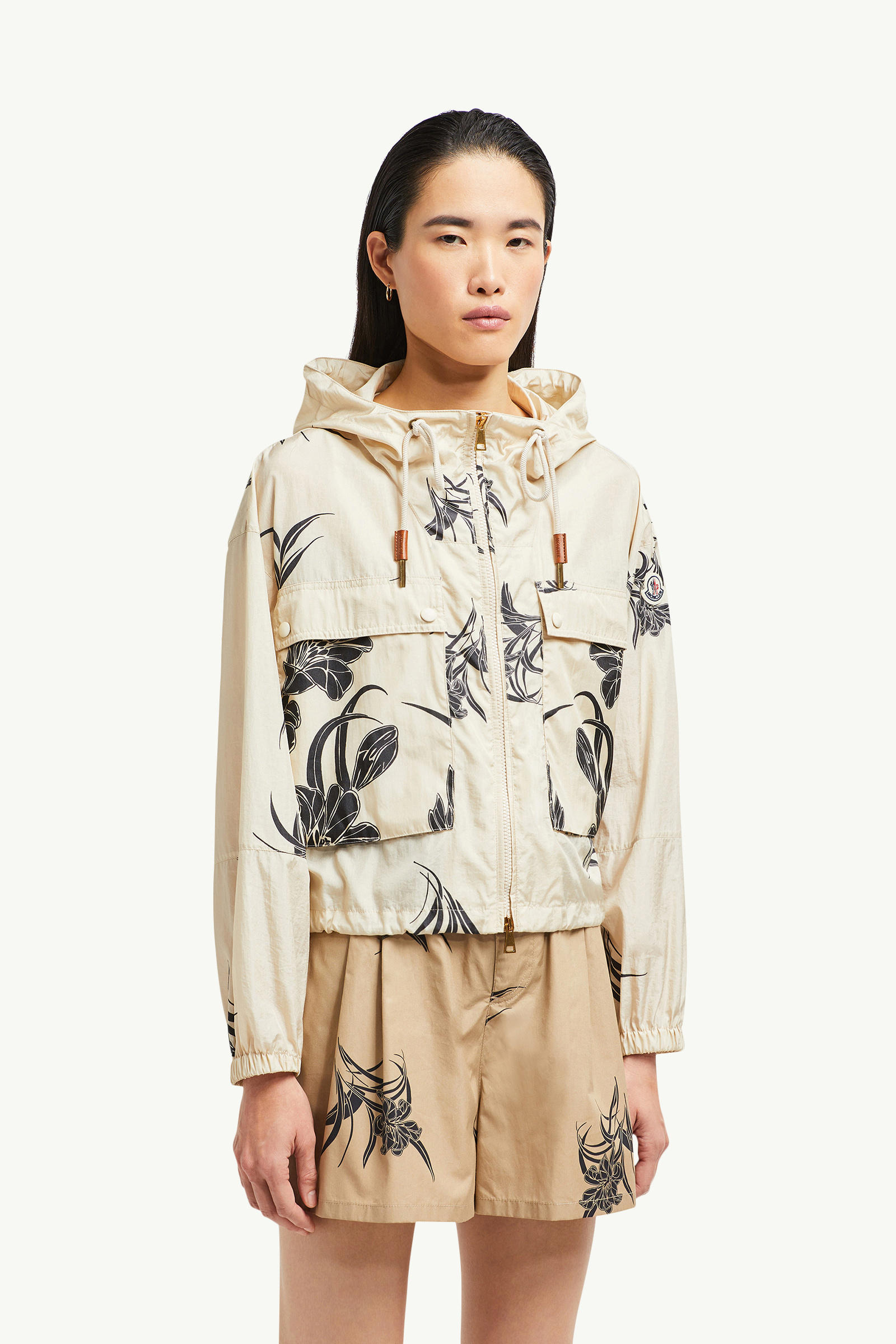 Veste Sauvan à capuche Femmes Beige Clair Moncler 3