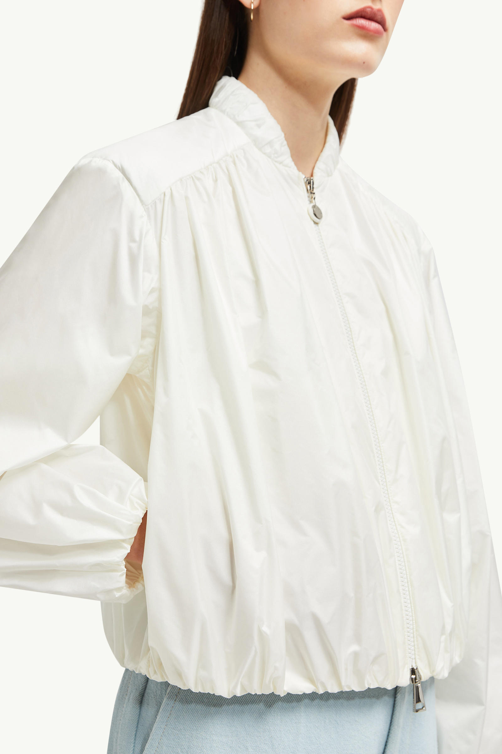 Chazeron女士飞行员夹克外套 女士 白色 Moncler 5