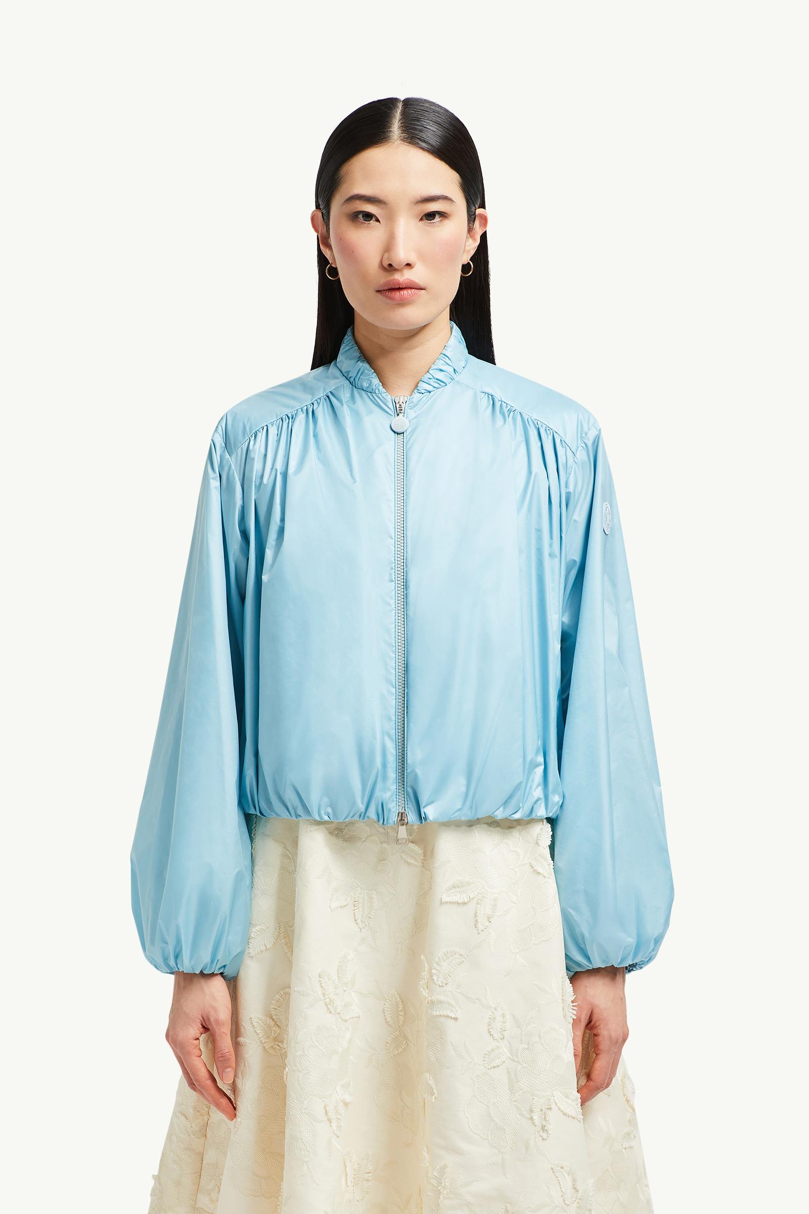 新品 25SS MONCLER ライトブルー Chazeron 14A Light Blue Chazeron Bomber Jacket - Windbreakers & Raincoats for