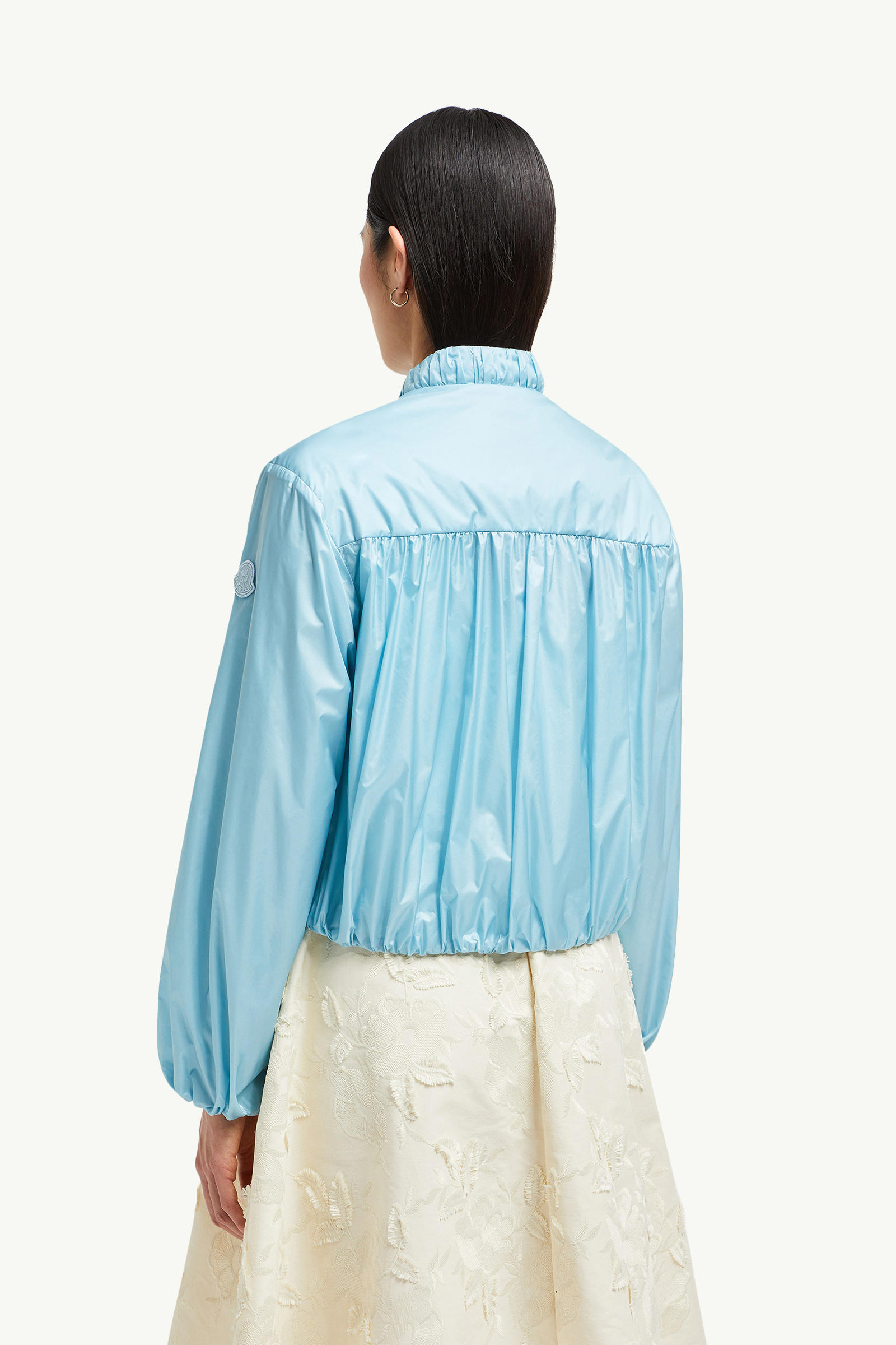 Chazeron Bomber Jacket Women Light Blue Moncler 4