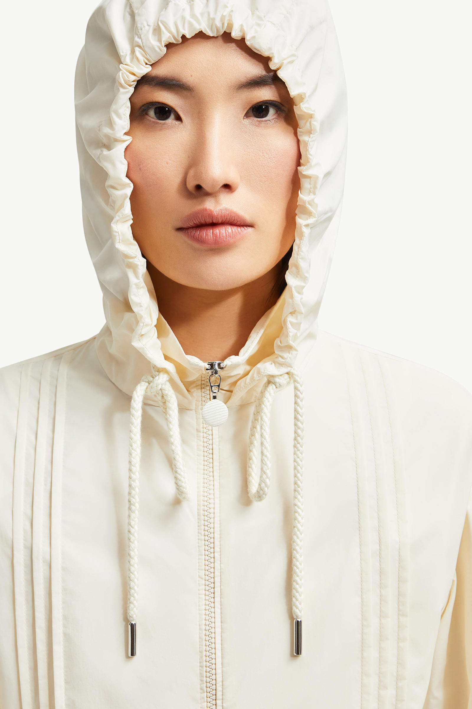 Vabre Hooded Parka Jacket Women White Ivory Moncler 6