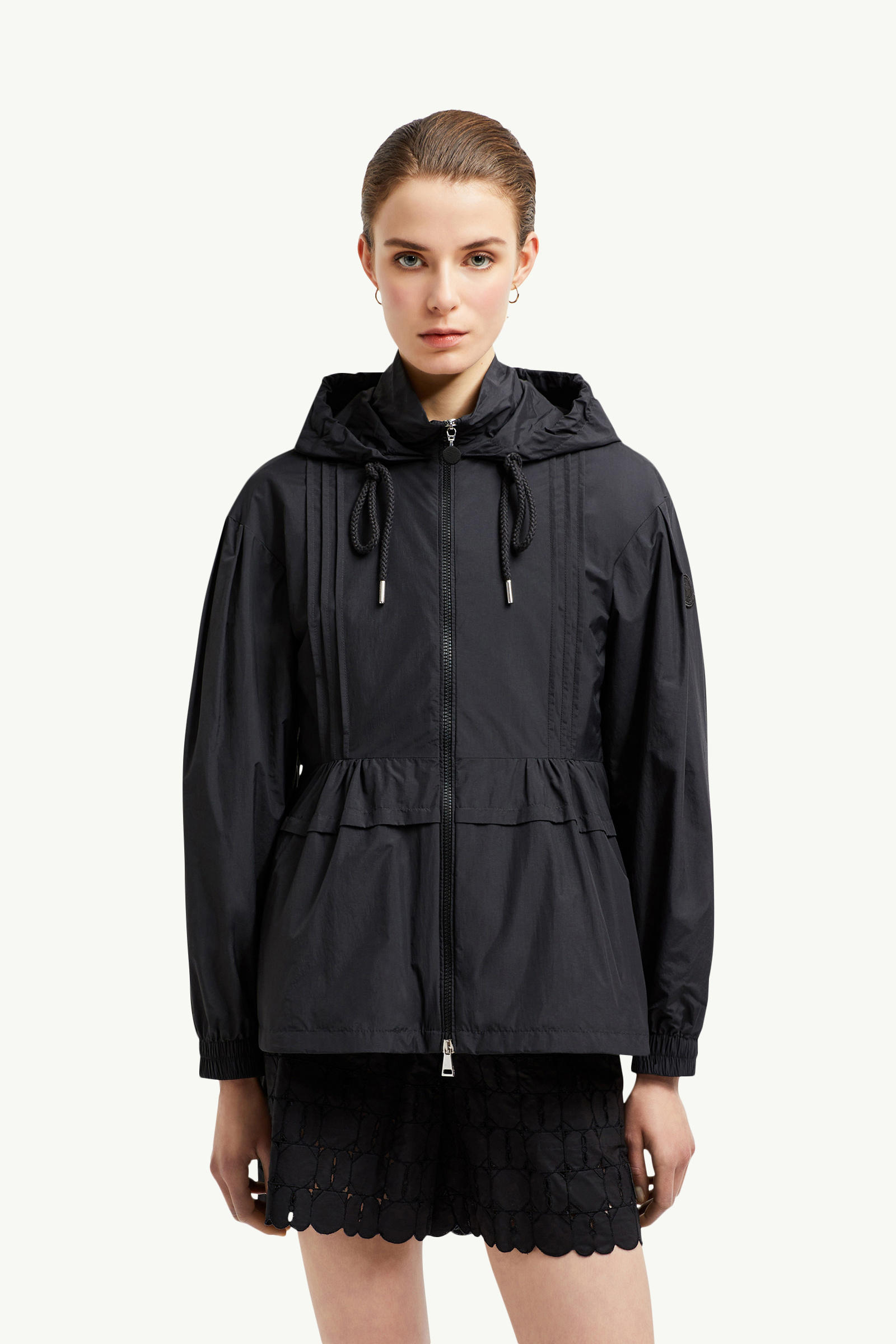 Vabre Hooded Parka Jacket Women Black Moncler 3