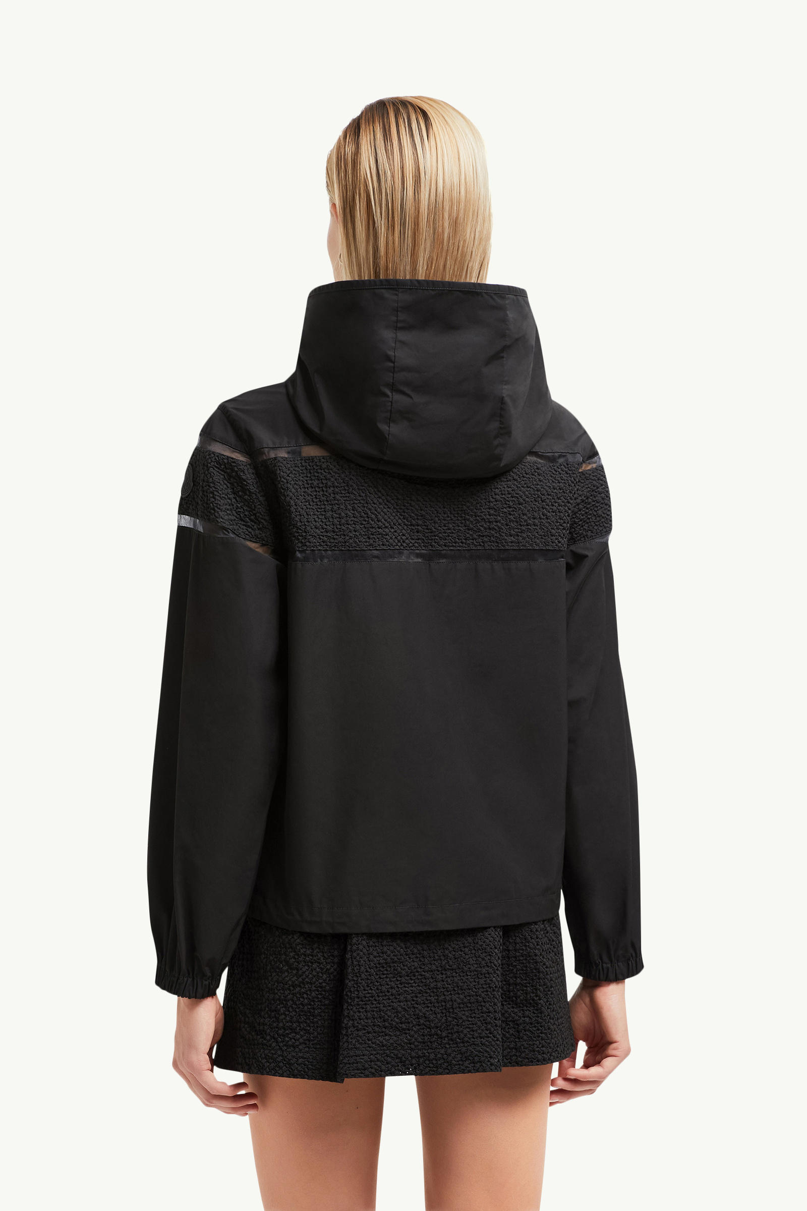 Chaqueta con capucha bordada Clisson Mujer Negro Moncler 4