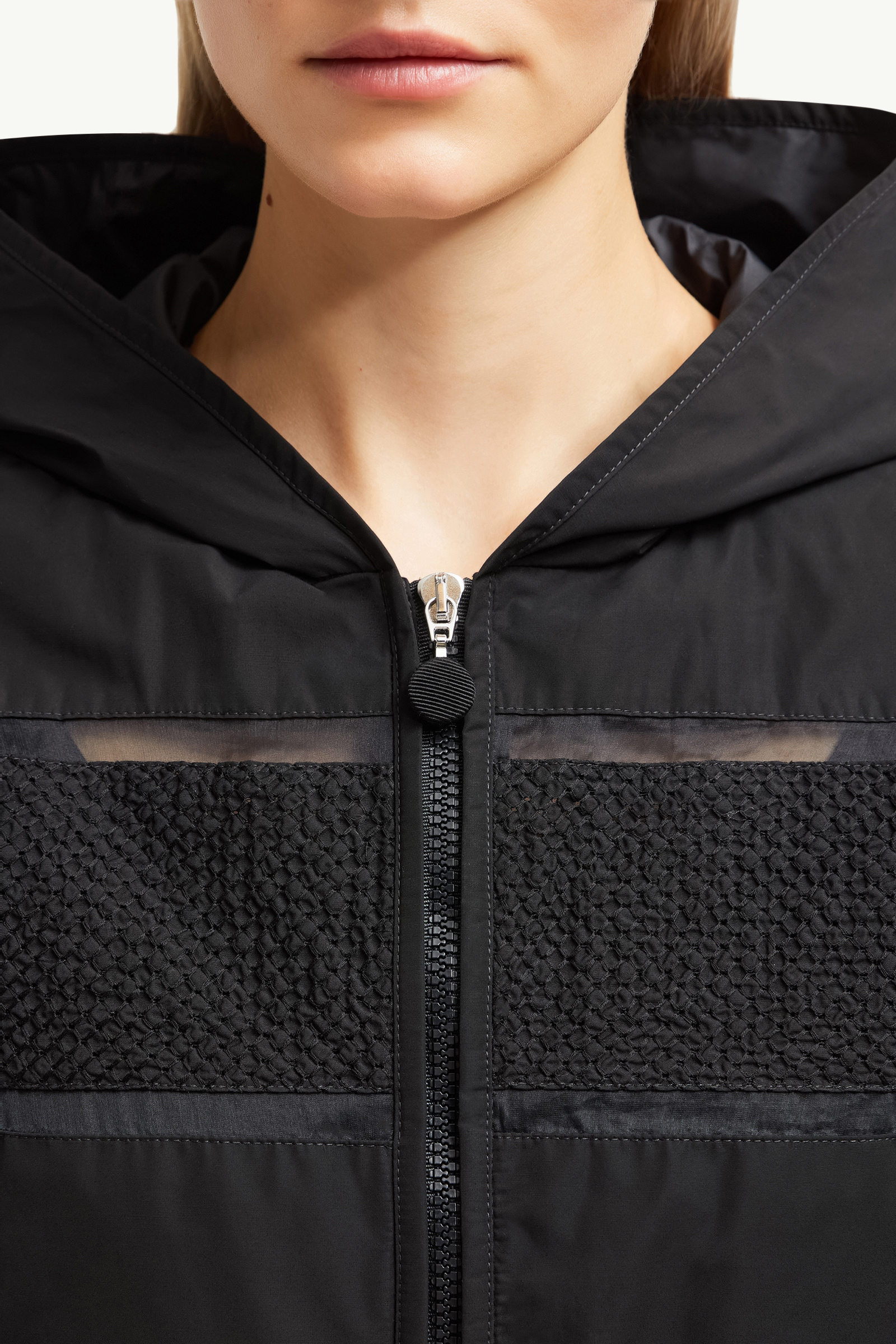 Chaqueta con capucha bordada Clisson Mujer Negro Moncler 6