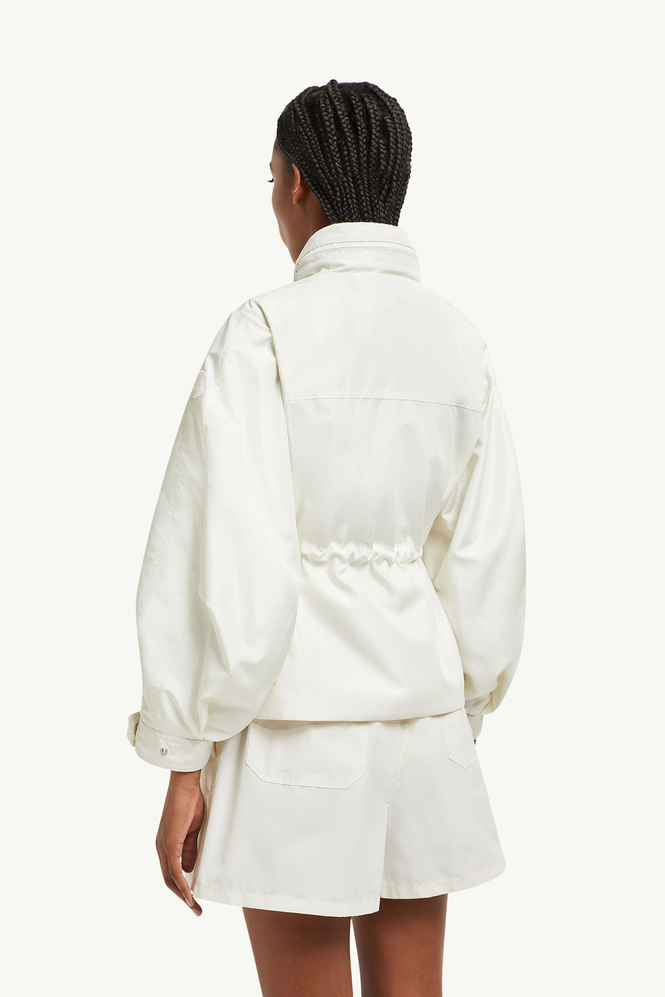 Fermont Hooded Field Jacket Women White Moncler 4