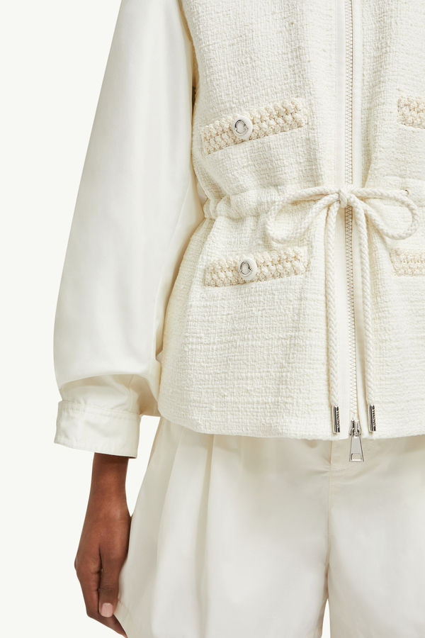 Chaqueta de campo con capucha Fermont Mujer Blanco Moncler 6