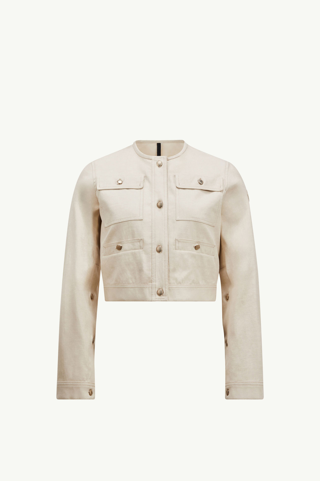 Veste en coton et lin Chatel Femmes Blanc Ivoire Moncler 2