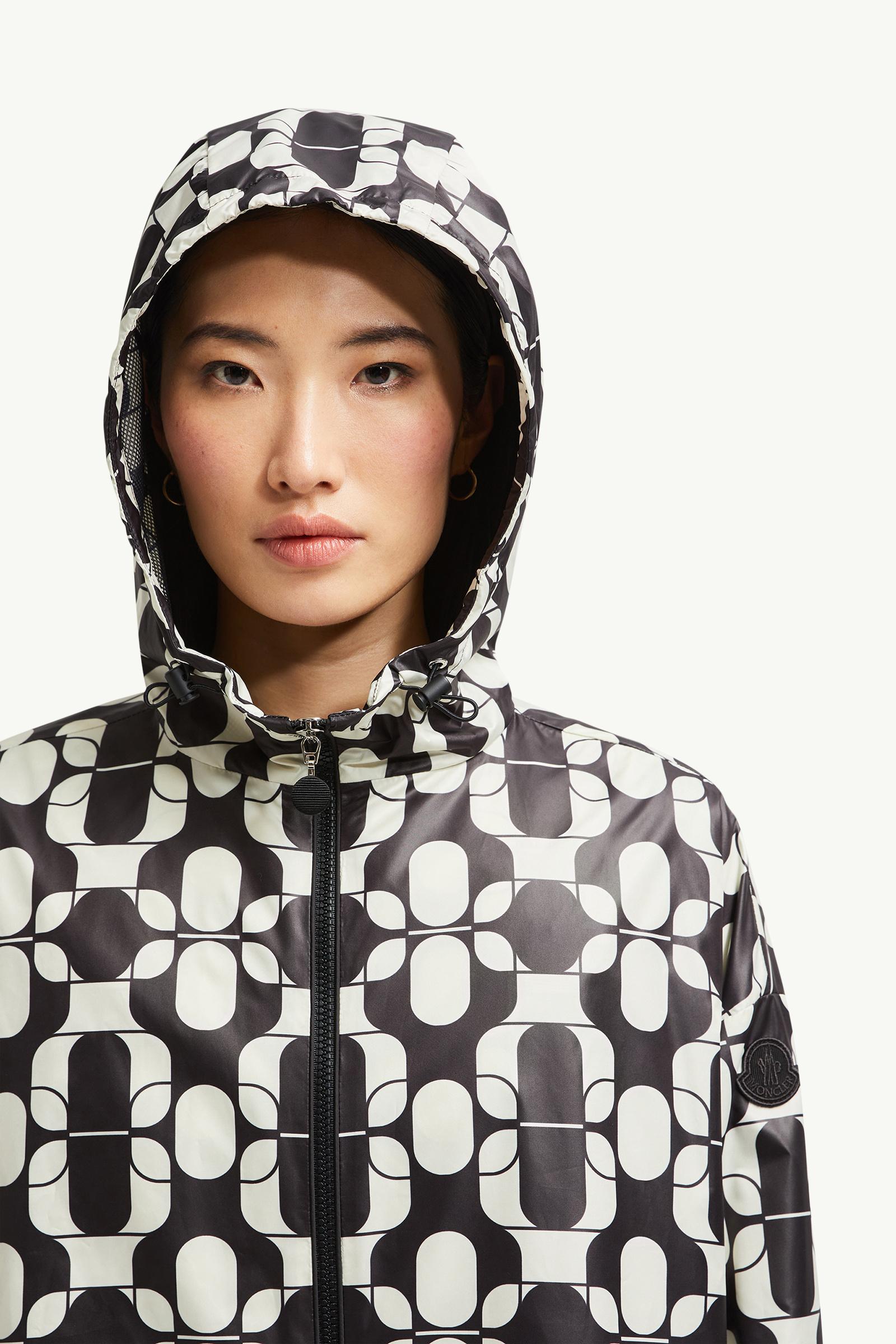 Pichon Hooded Jacket Women Blue & White Moncler 1