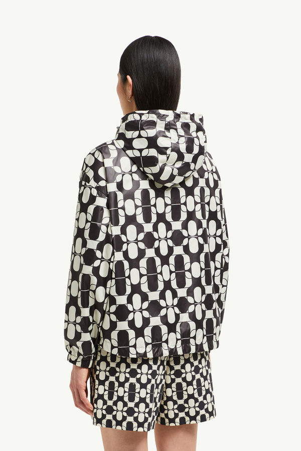 Pichon Hooded Jacket Women Blue & White Moncler 4