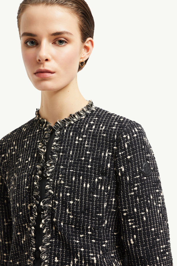 Verneuil Tweed Jacket Women Black Moncler 1