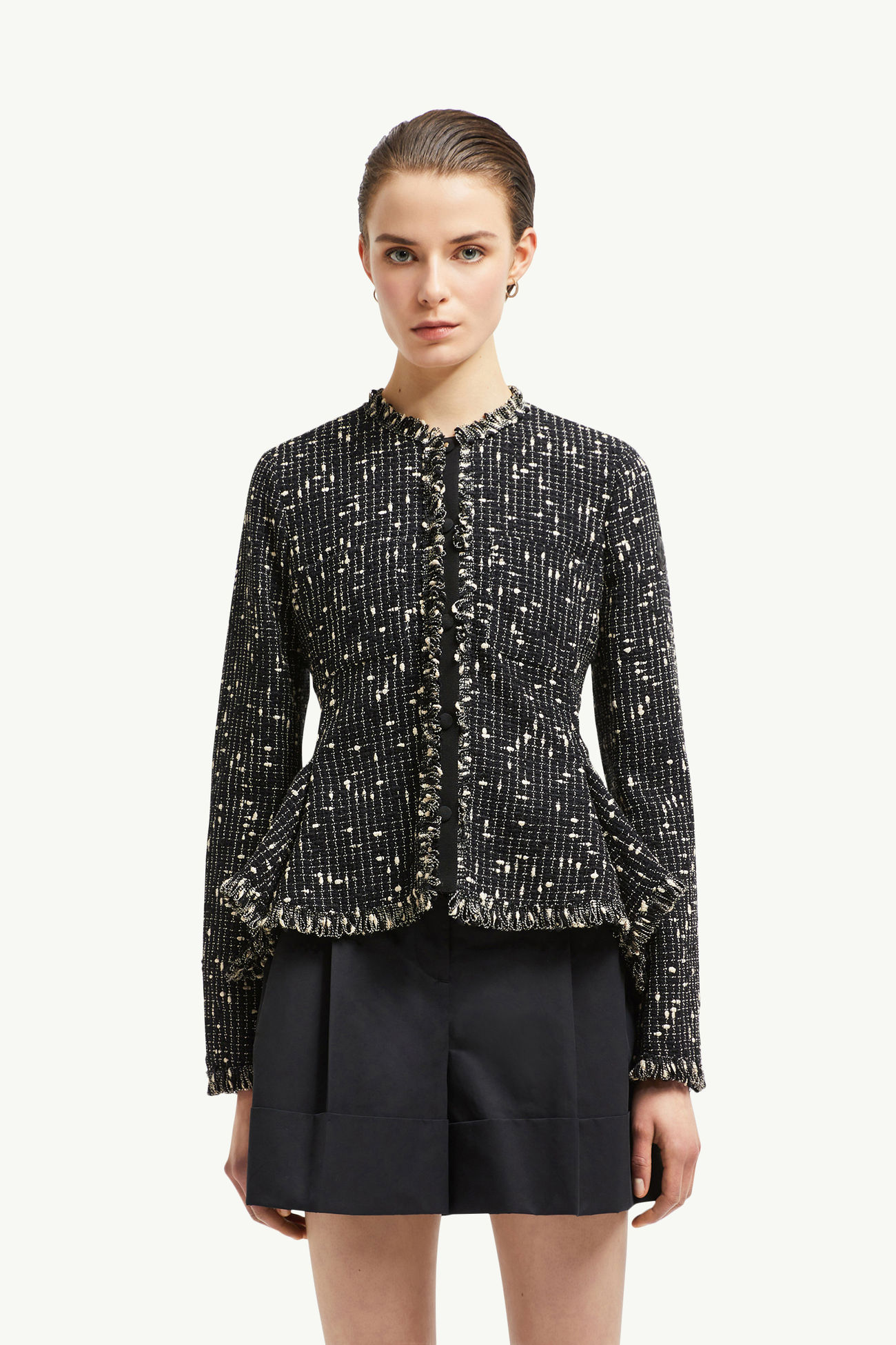 Verneuil Jacke aus Tweed Damen Schwarz Moncler 3