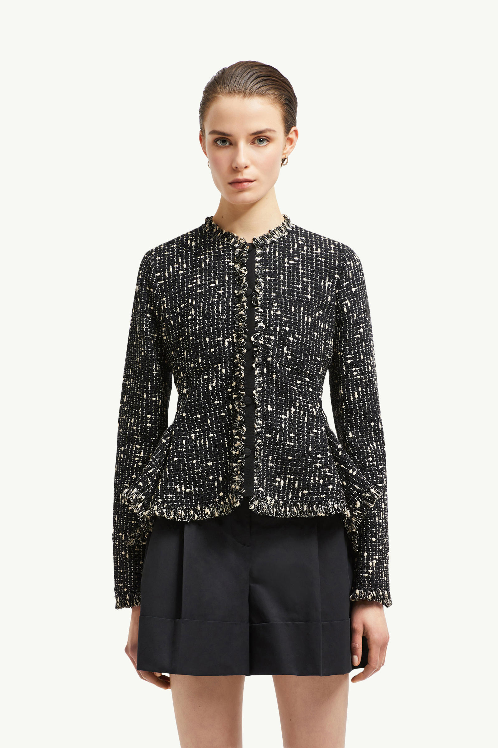 Veste Verneuil en tweed Femmes Noir Moncler 3