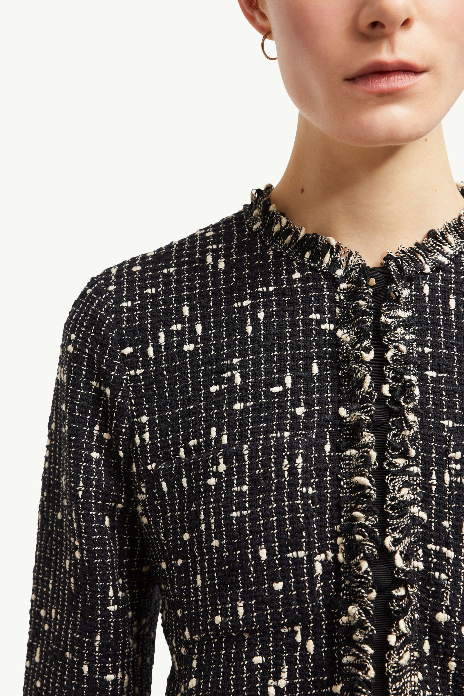 Veste Verneuil en tweed Femmes Noir Moncler 6