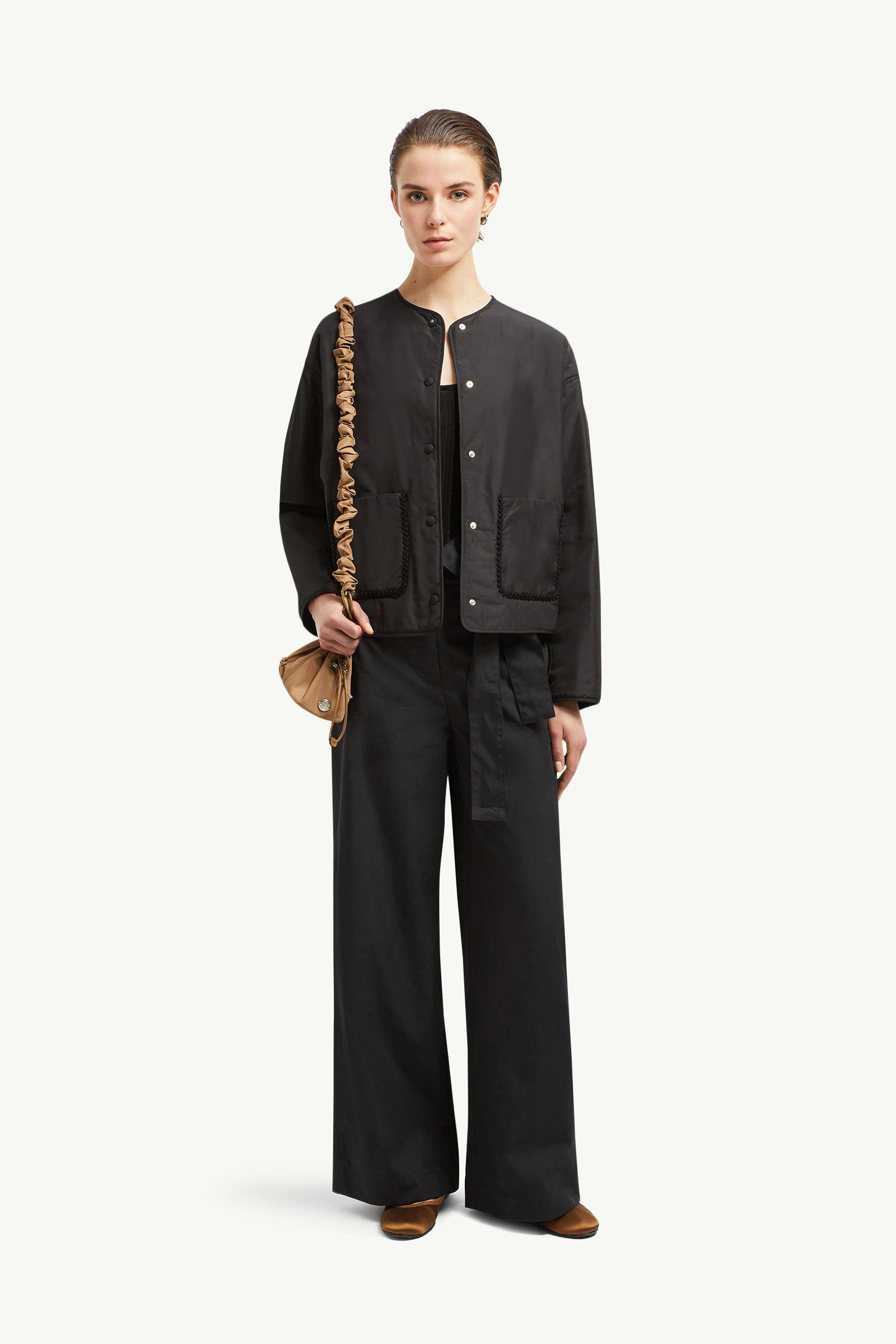Giacca imbottita corta Nevers Donna Nero Moncler 0