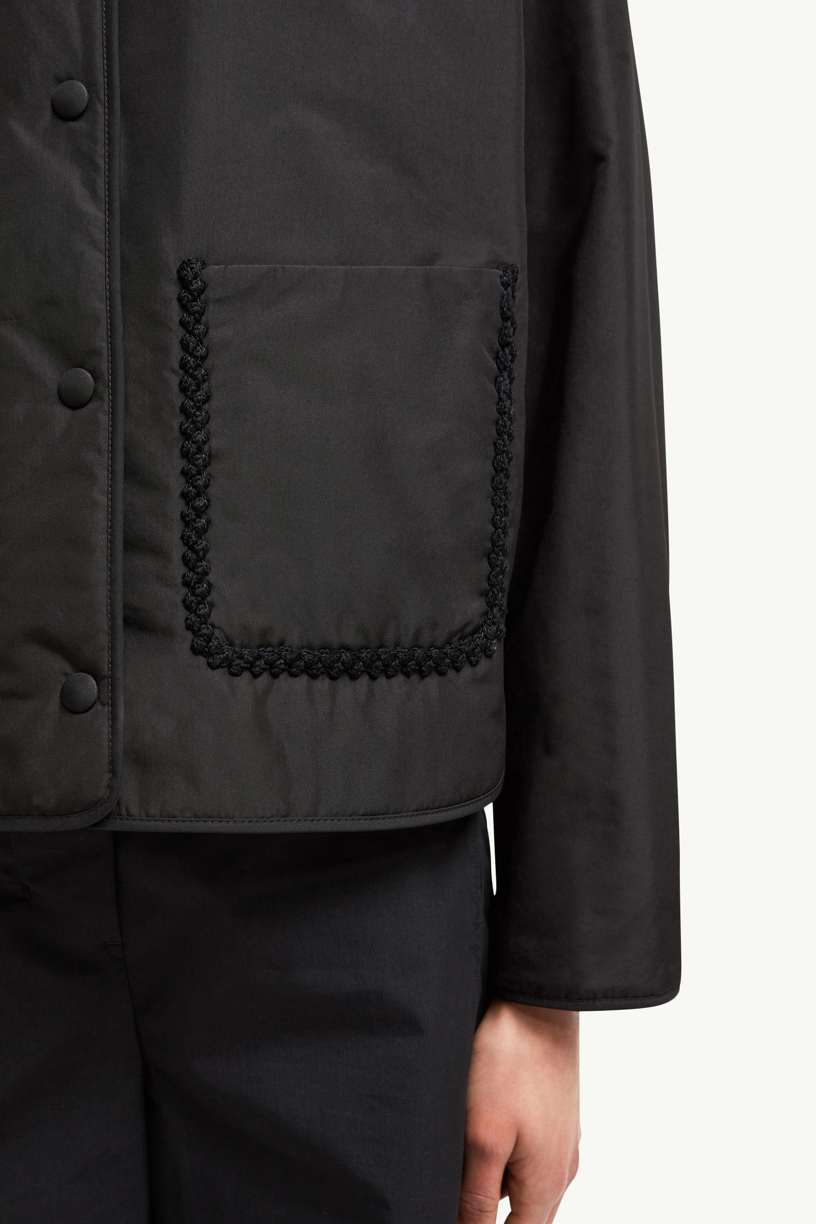 Nevers Short Padded Jacket Women Black Moncler 5