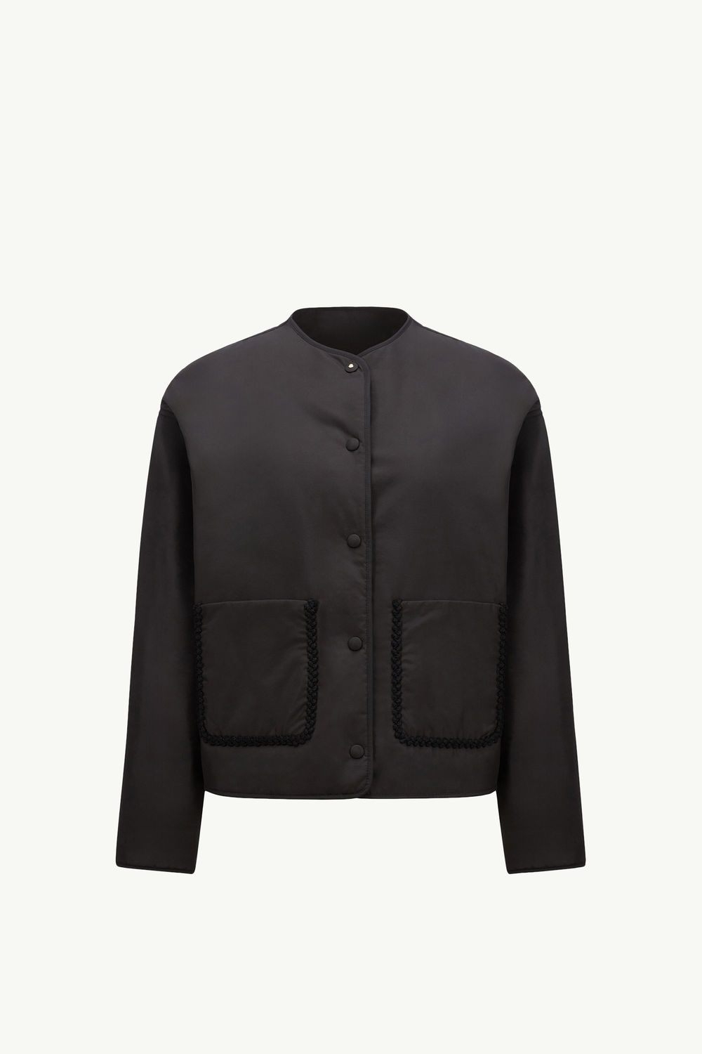 Nevers Short Padded Jacket Women Black Moncler 2