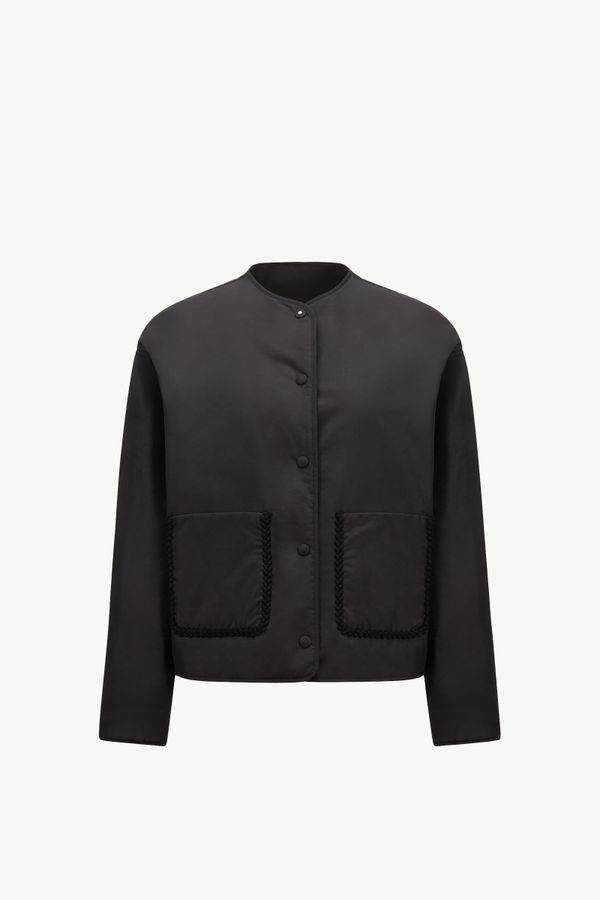 Nevers Short Padded Jacket Women Black Moncler 2