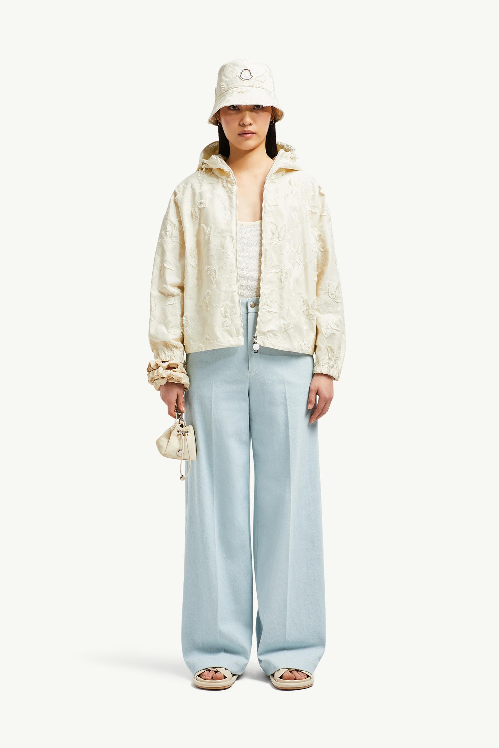 MONCLER CHARMEILジャケット Moncler Charmeil Floral Hooded Jacket | Neiman Marcus
